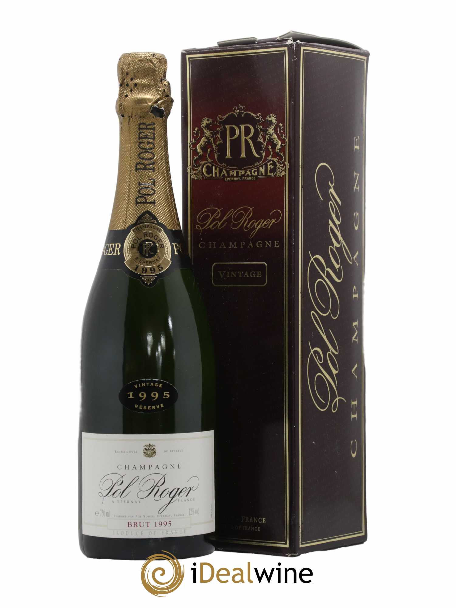 Brut Vintage Pol Roger 1995 - Lot de 1 bouteille - 0