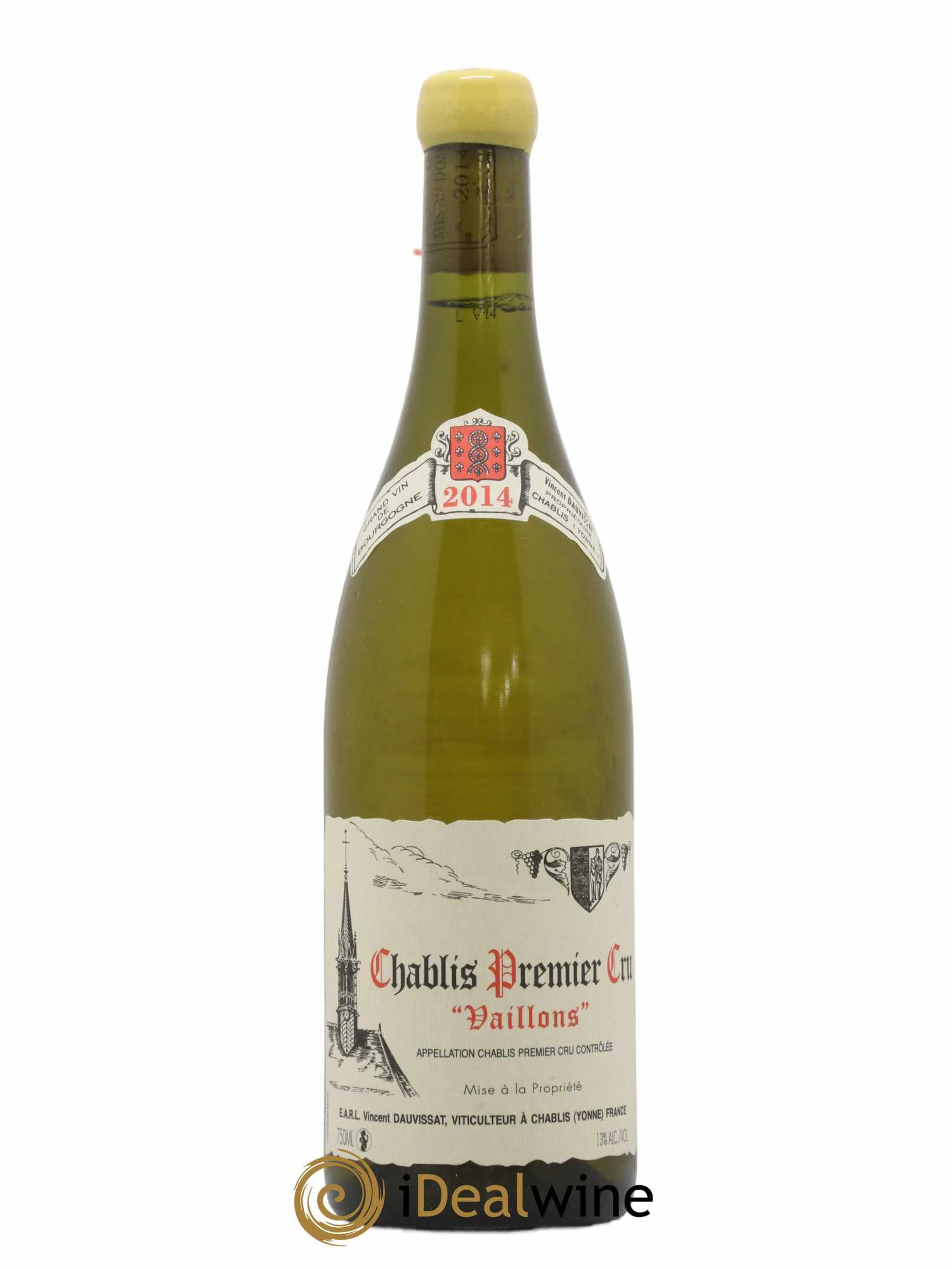 Chablis 1er Cru Vaillons Vincent Dauvissat (Domaine) 2014 - Lot de 1 bouteille - 0
