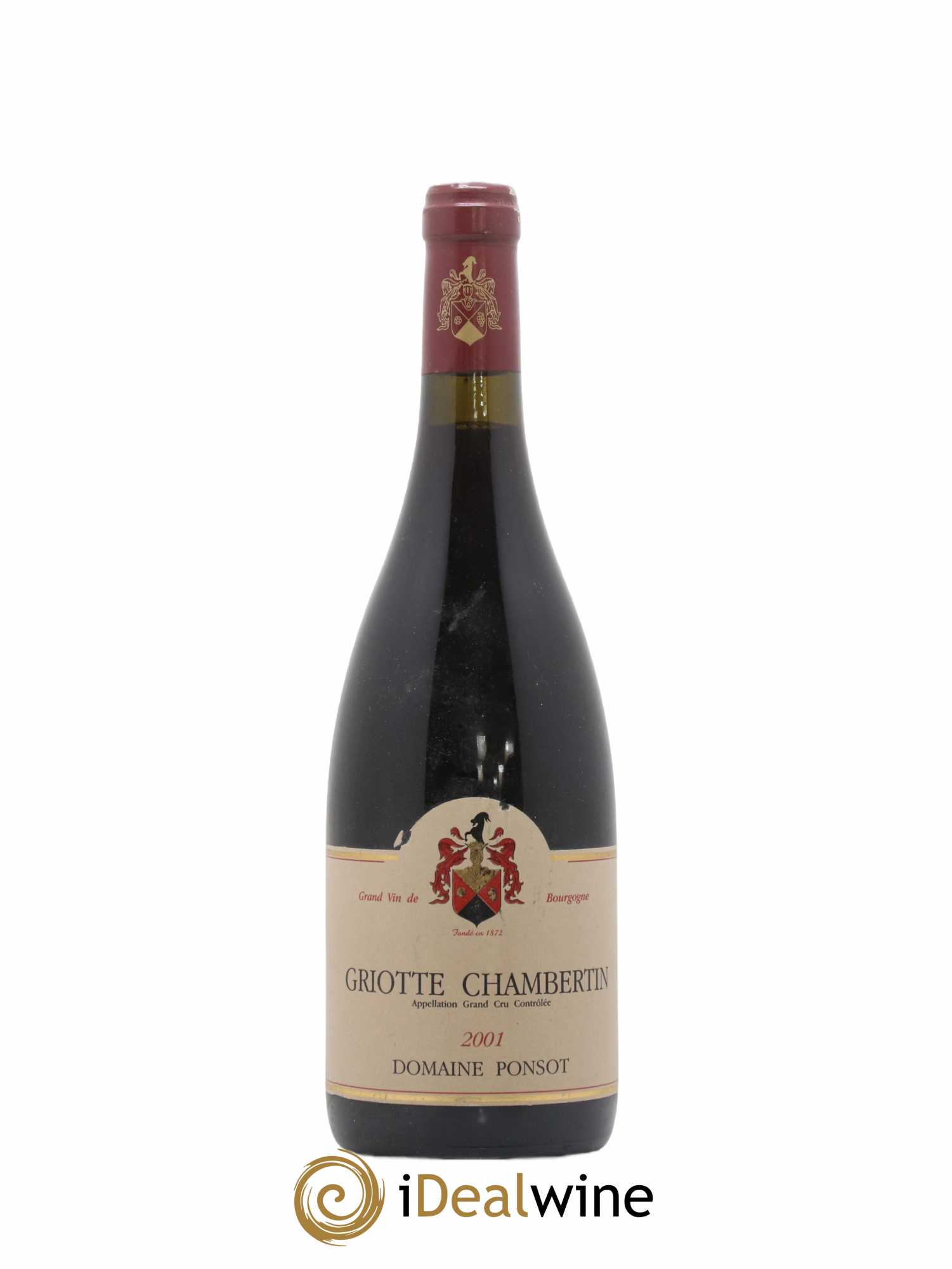 Griotte-Chambertin Grand Cru Ponsot (Domaine) 2001 - Lot de 1 bouteille - 0