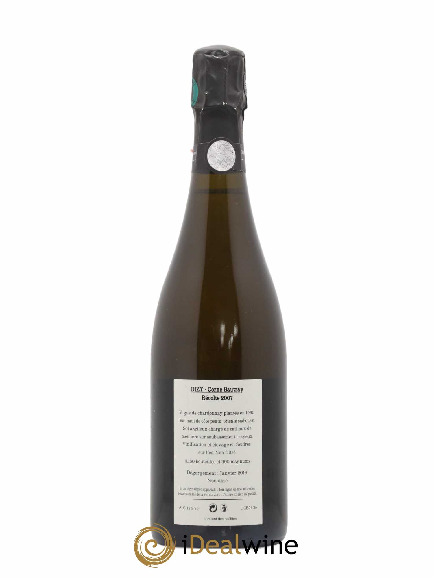 Dizy Corne Bautray Extra-Brut Jacquesson 2007 - Lot de 1 bouteille - 1