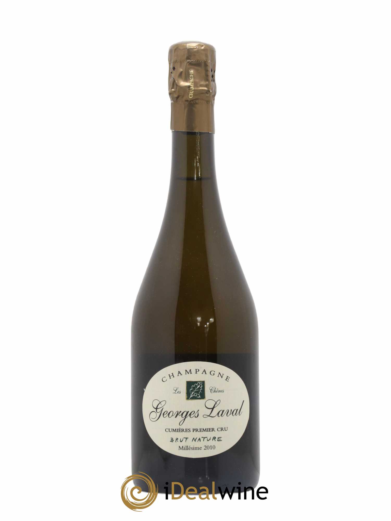 Les Chênes 1er Cru Brut Nature Georges Laval 2010 - Lot de 1 bouteille - 0