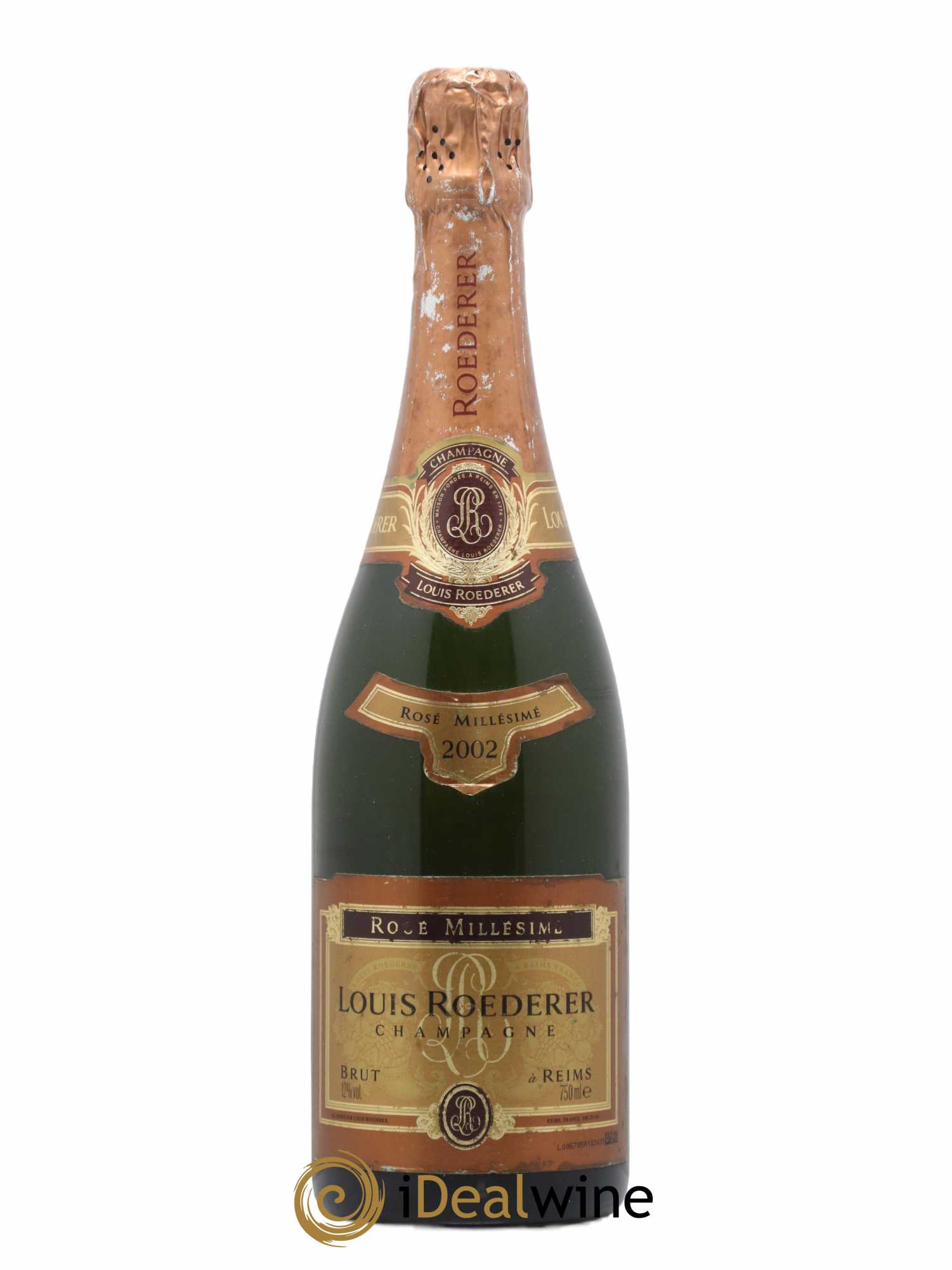 Rosé Brut Louis Roederer 2002 - Lot de 1 bouteille - 0