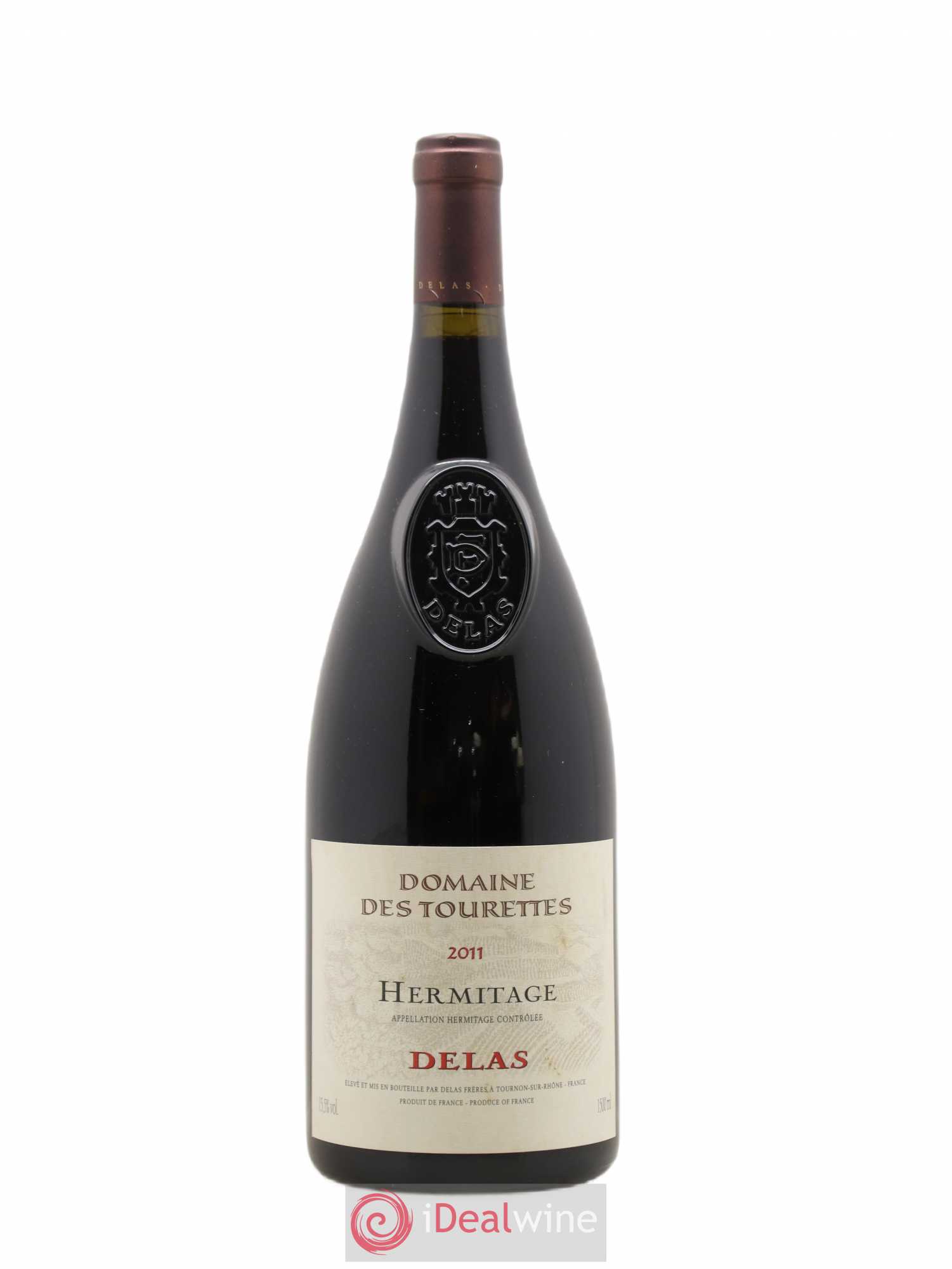 Hermitage Domaine des Tourettes Delas Frères 2011 - Lot de 1 magnum - 0