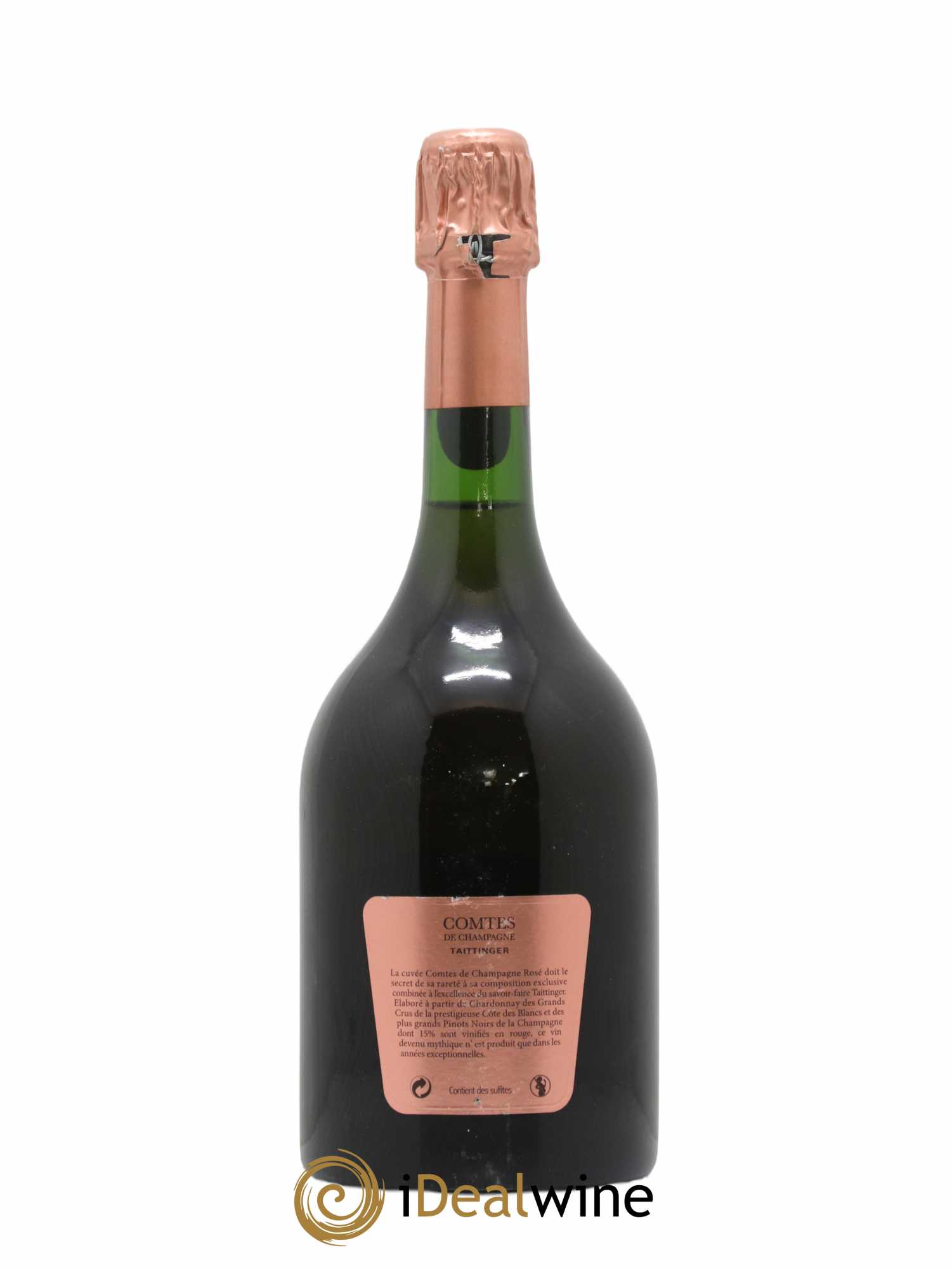 Comtes de Champagne Rosé Grand Cru Brut Taittinger 2004 - Lot de 1 bouteille - 1