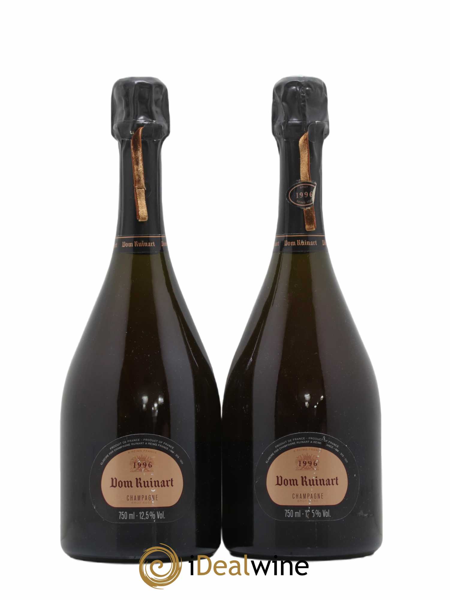 Dom Ruinart Brut Ruinart 1996 - Lot de 2 bouteilles - 0