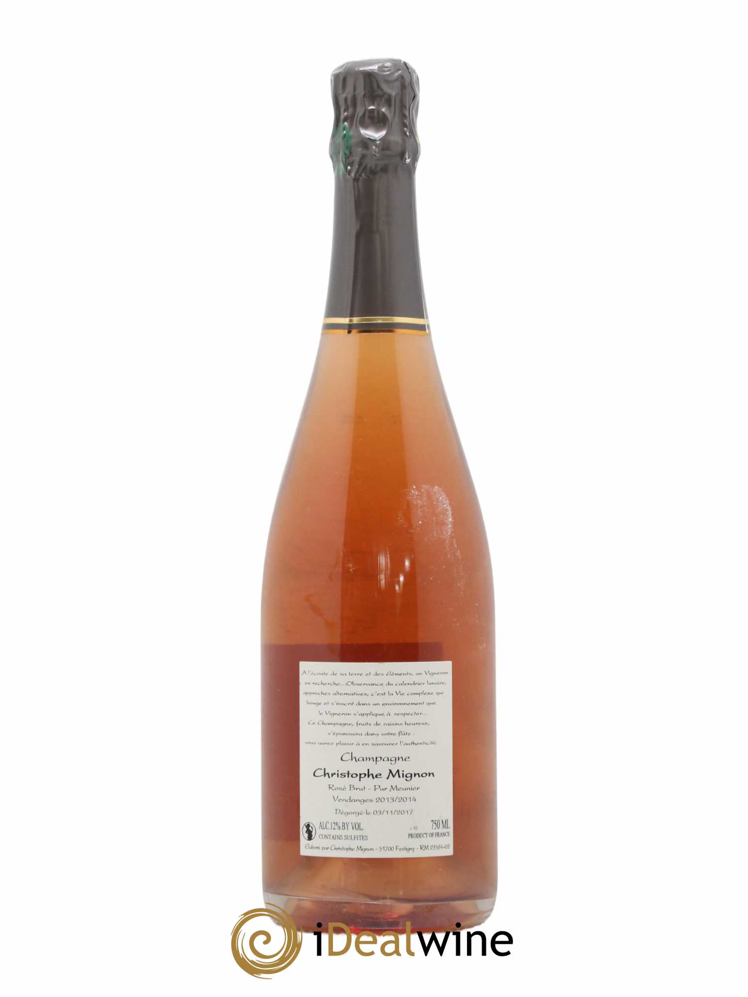 Champagne - Christophe Mignon - Lot of 1 bottle - 1