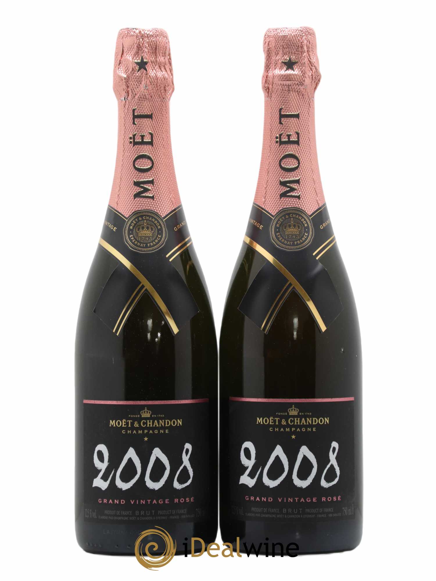 Grand Vintage Moët et Chandon 2008 - Lot de 2 bouteilles - 0