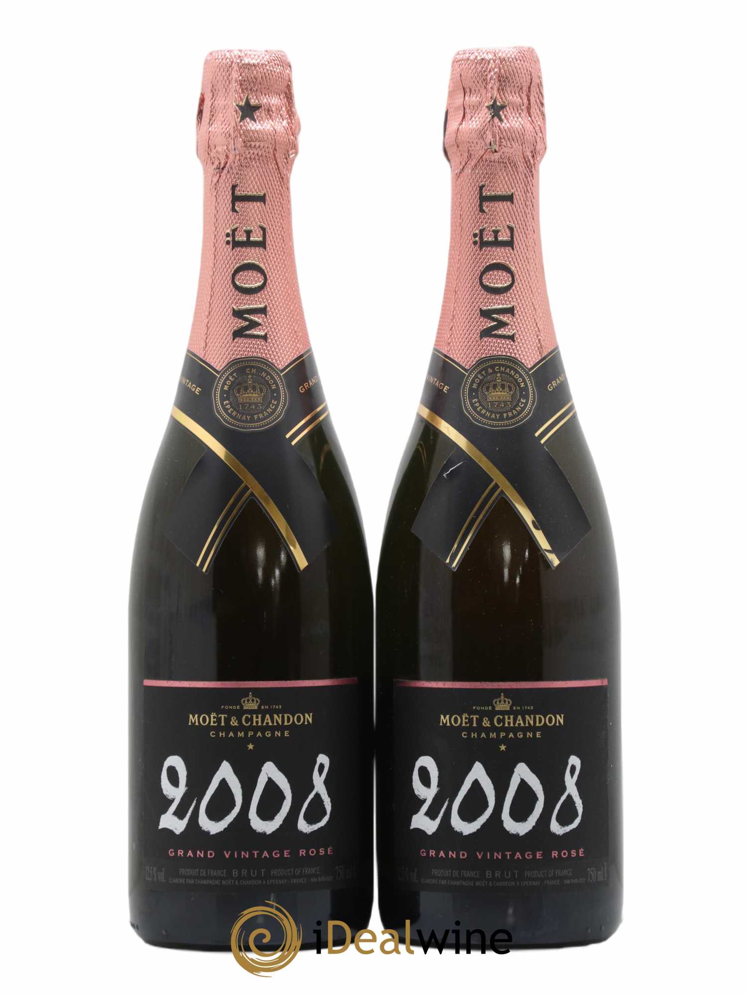 Grand Vintage Moët et Chandon 2008 - Lot de 2 bouteilles - 0