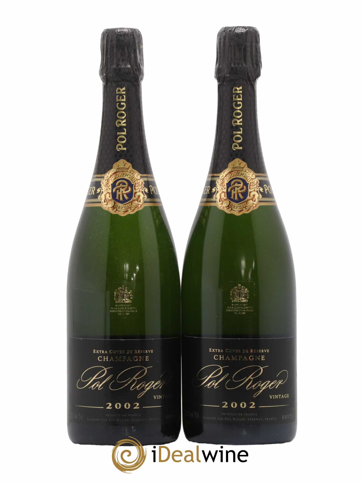 Brut Vintage Pol Roger 2002 - Lot de 2 bouteilles - 0