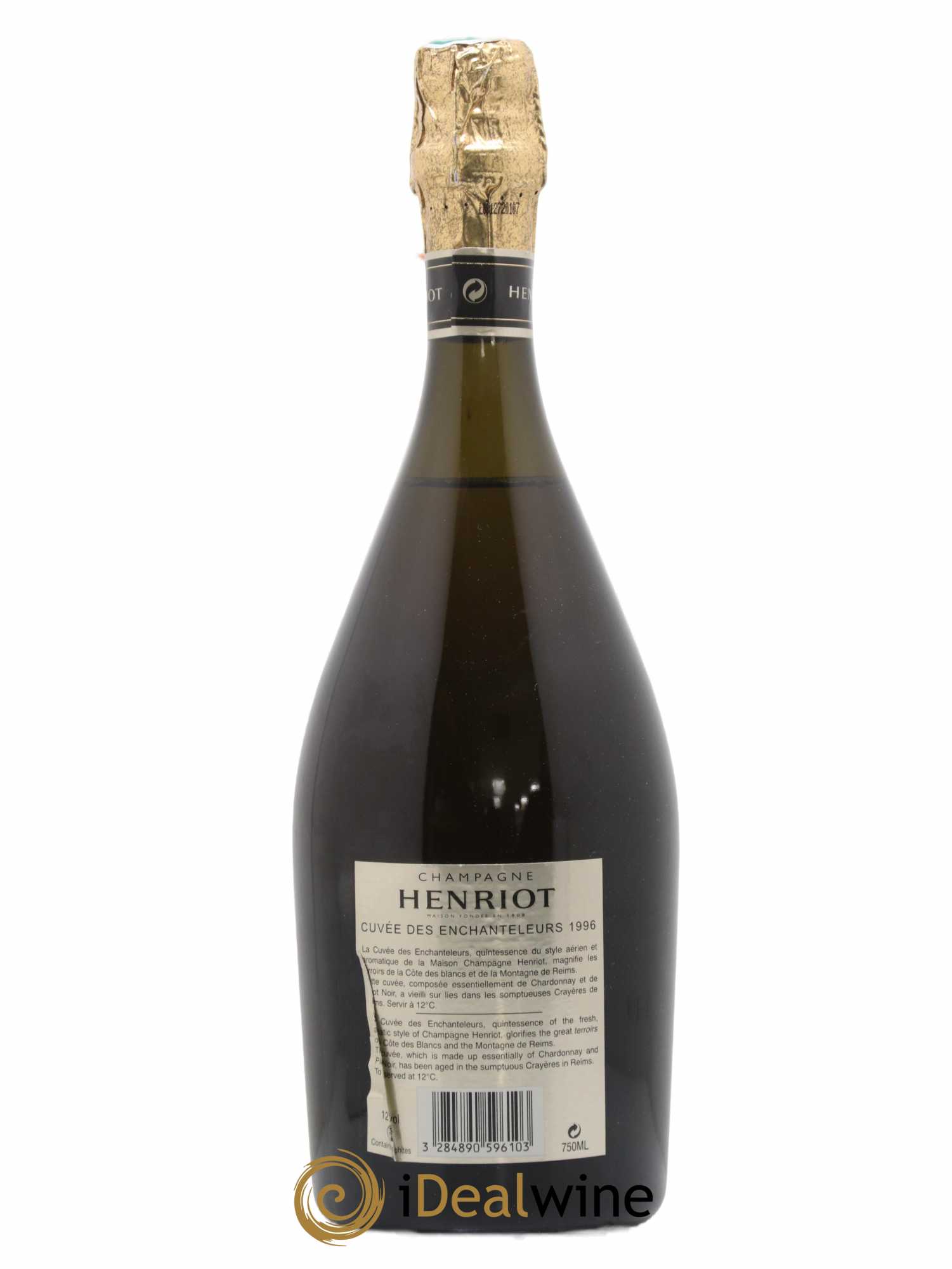 Cuvée des Enchanteleurs Henriot 1996 - Lot de 1 bouteille - 1