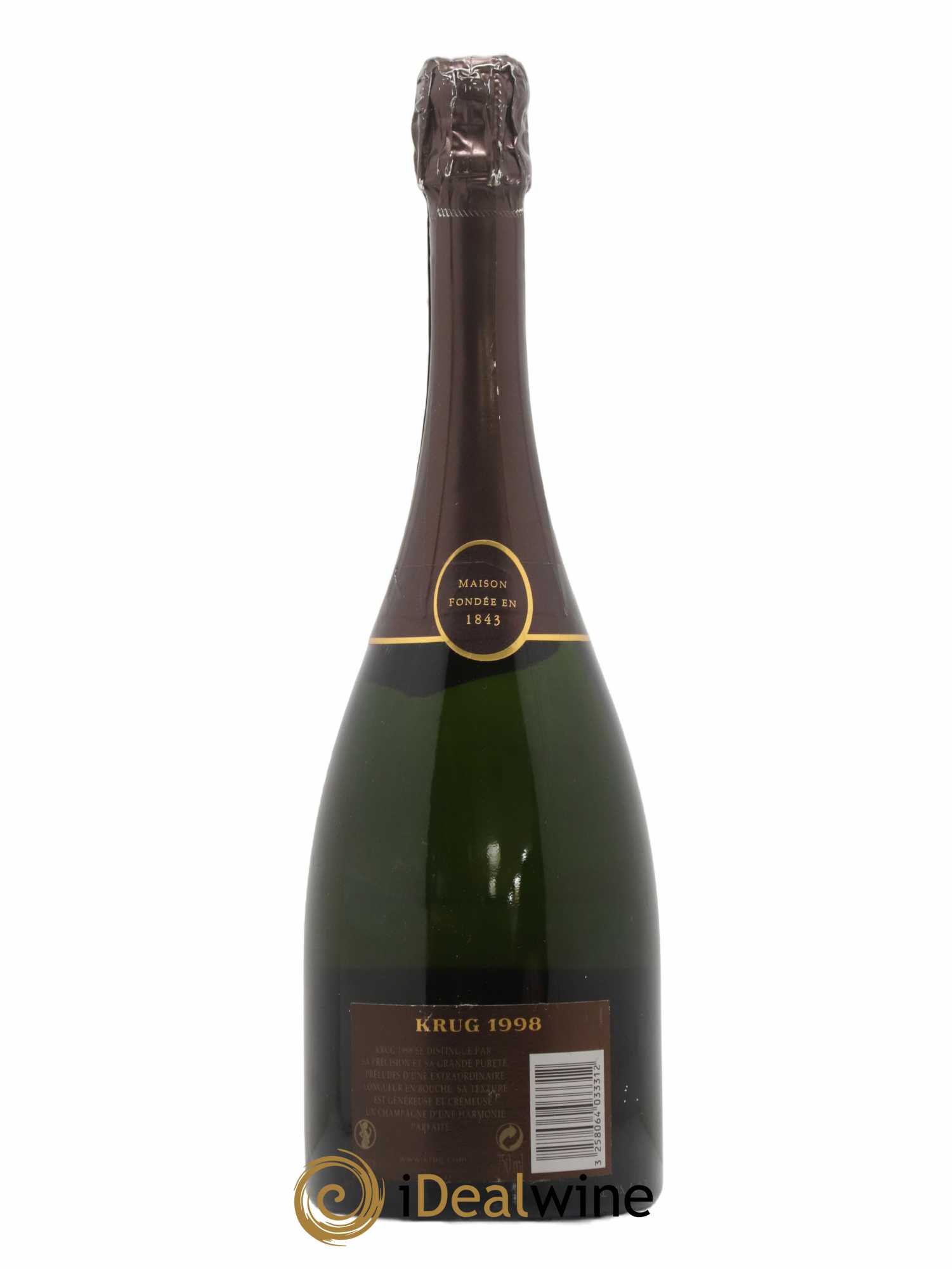 Vintage Krug 1998 - Lot de 1 bouteille - 1