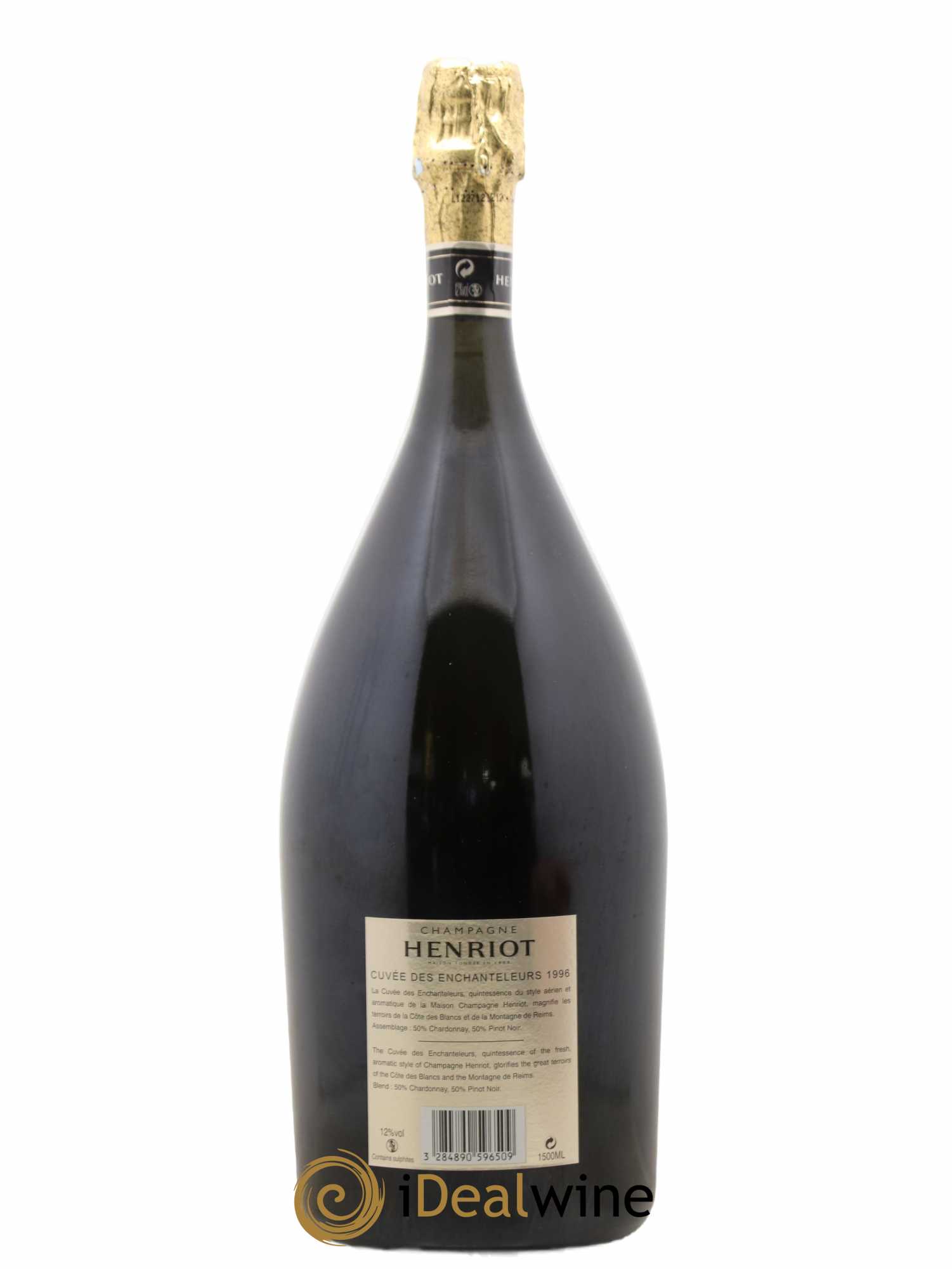 Cuvée des Enchanteleurs Henriot 1996 - Lot de 1 magnum - 2