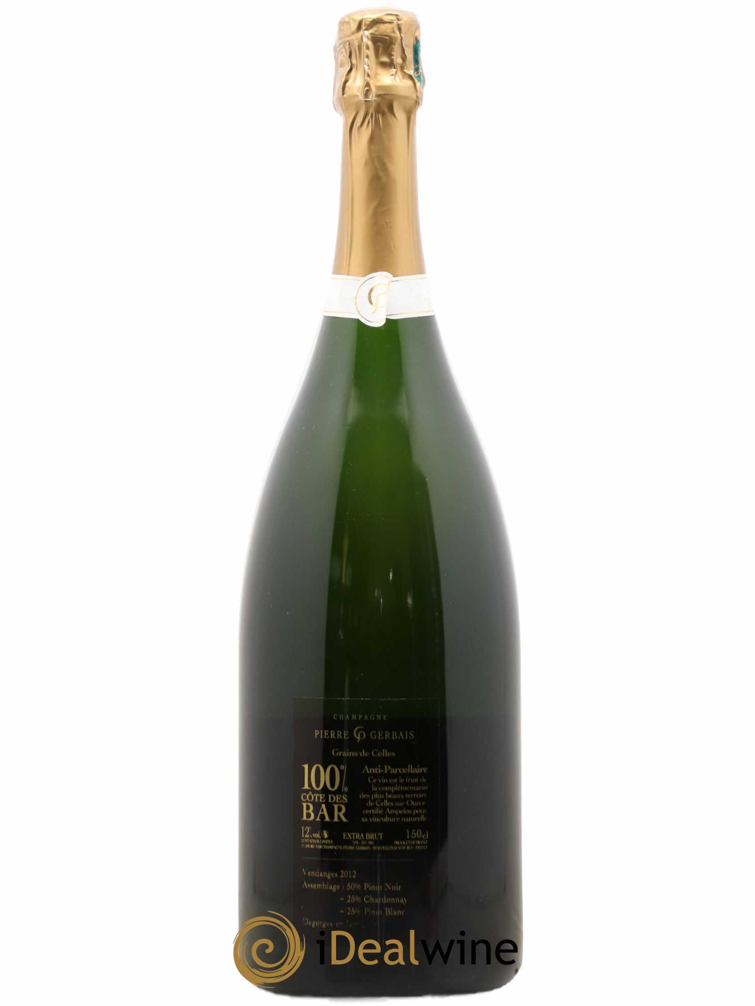 Champagne Grains de Celles Pierre Gerbais 2012 - Lot de 1 magnum - 2