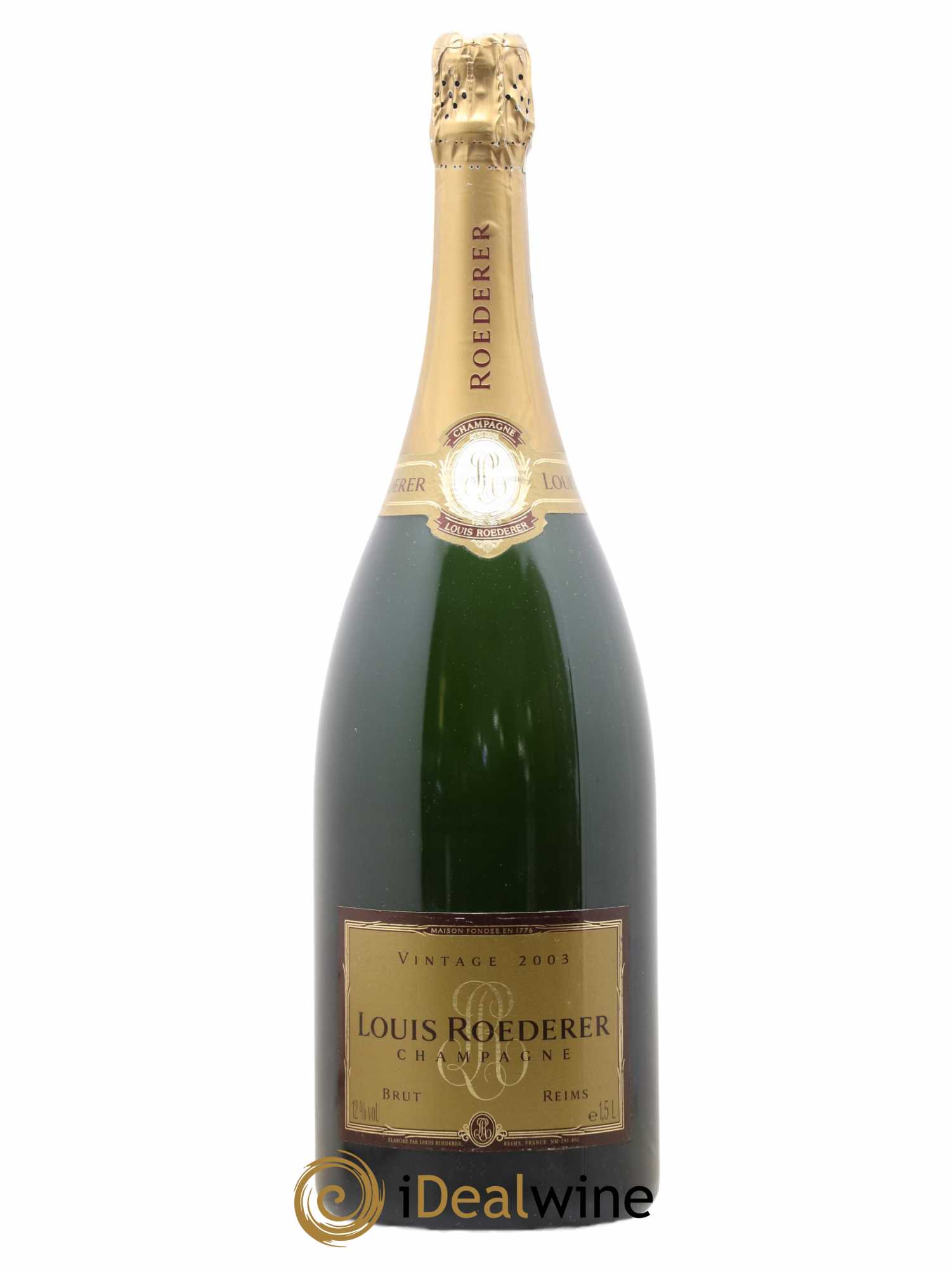 Millésimé Brut Louis Roederer 2003 - Lot de 1 magnum - 1