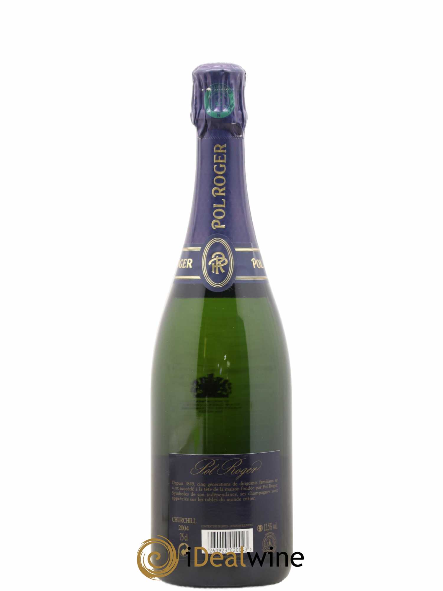 Cuvée Winston Churchill Pol Roger 2004 - Lot de 1 bouteille - 2