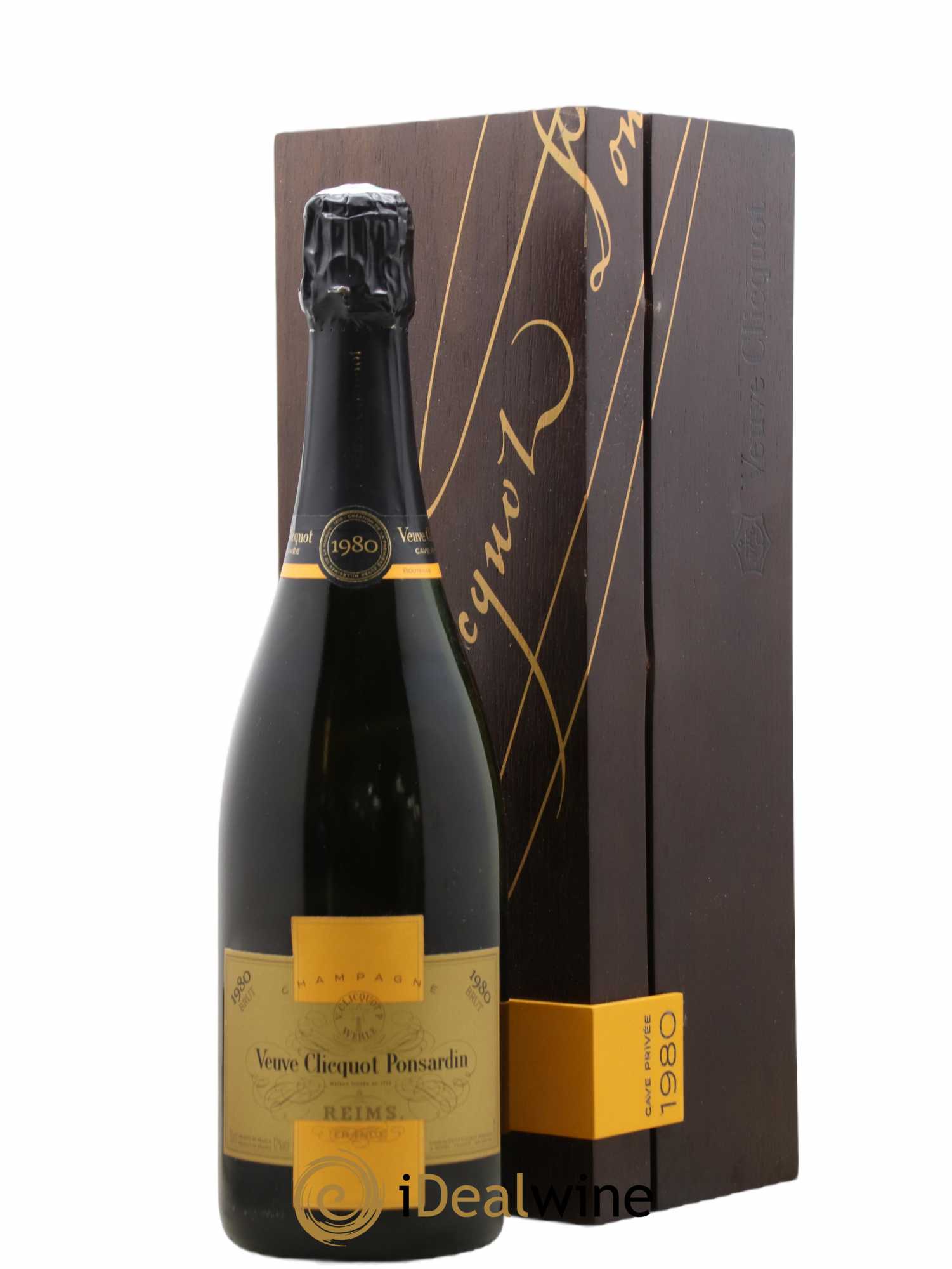 Cave privée Brut Veuve Clicquot 1980 - Lot de 1 bouteille - 0