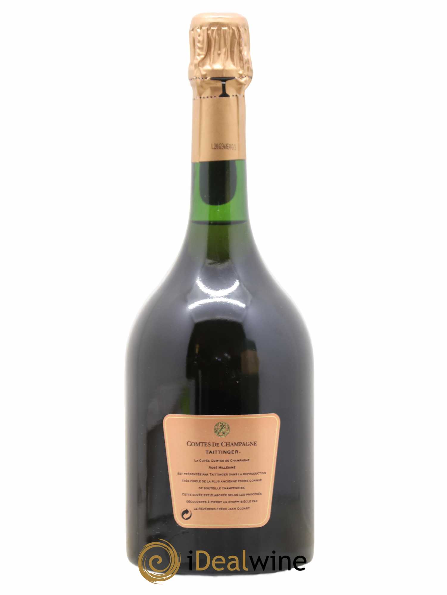 Comtes de Champagne Rosé Grand Cru Brut Taittinger 1995 - Lot de 1 bouteille - 2