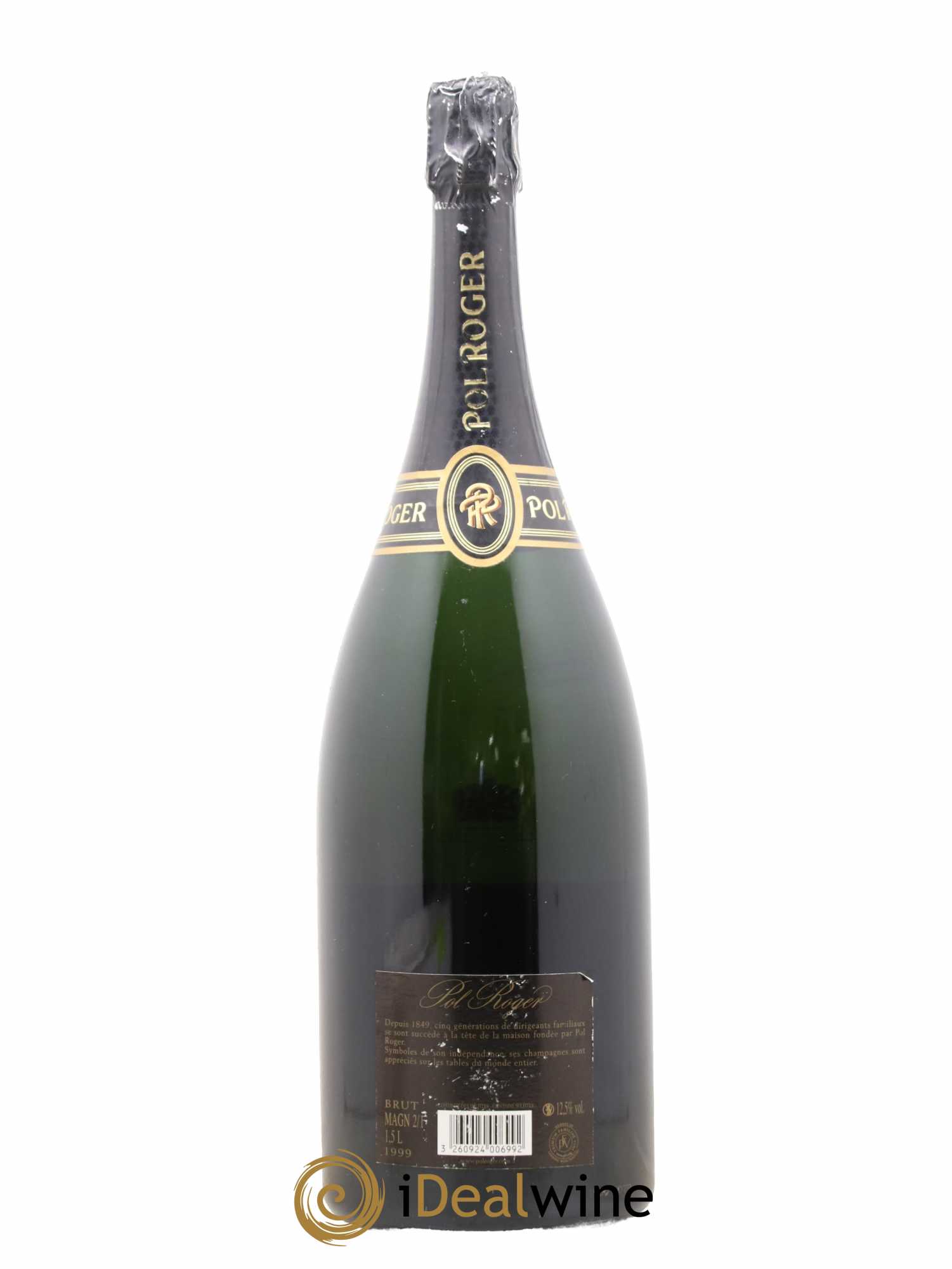 Brut Vintage Pol Roger 1999 - Posten von 1 Magnum - 1