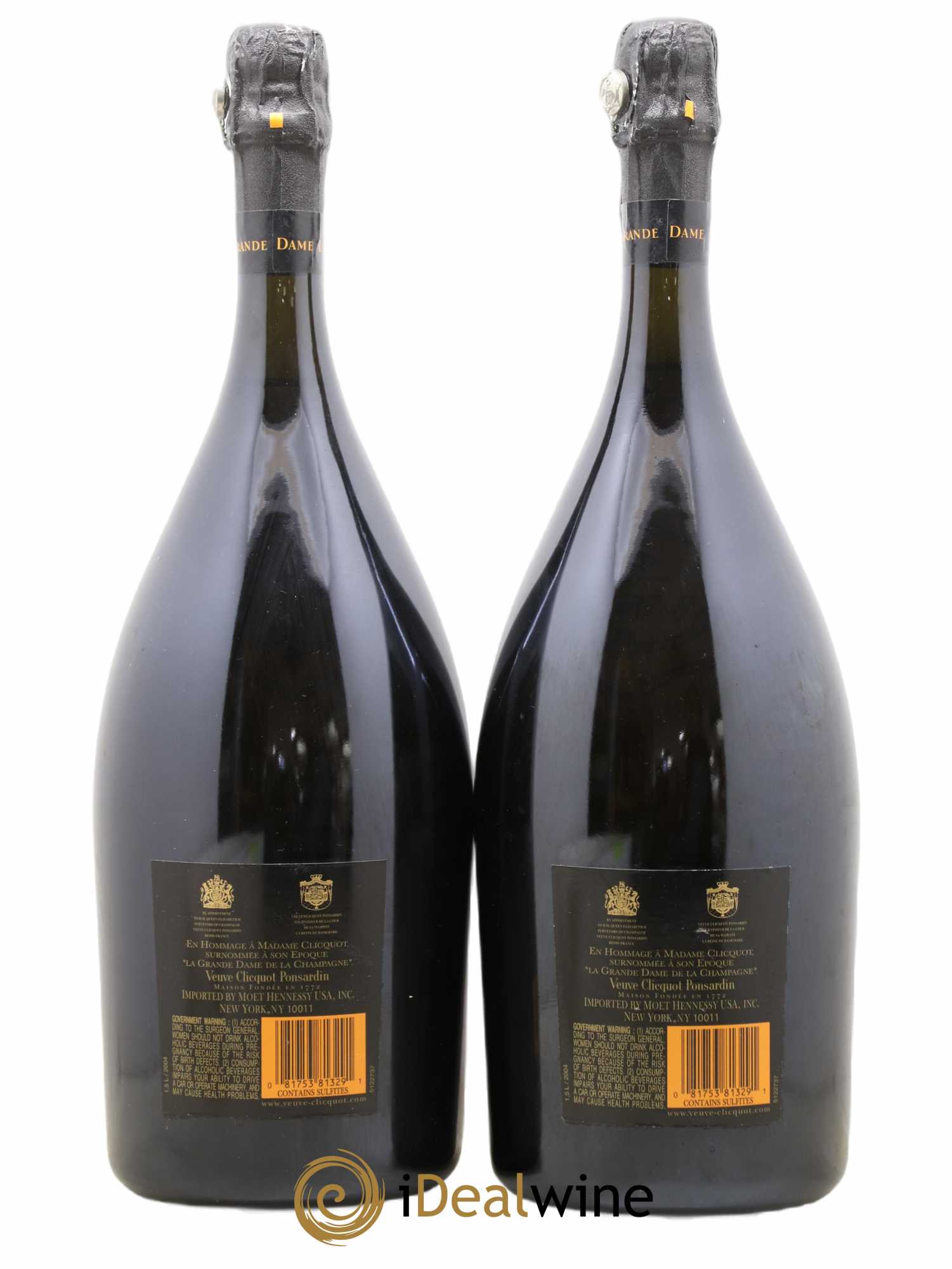 La Grande Dame Veuve Clicquot 2004 - Lot de 2 magnums - 1