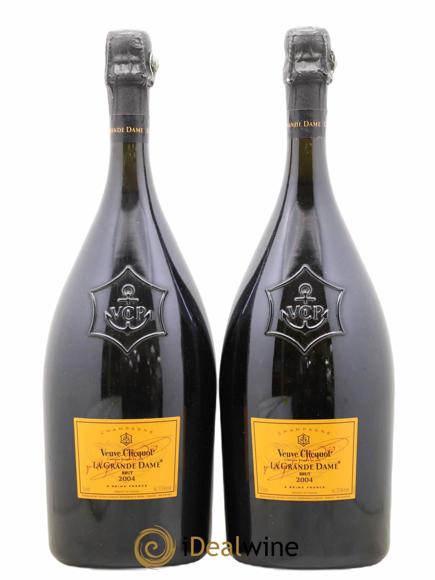La Grande Dame Veuve Clicquot 2004 - Lot de 2 magnums - 0