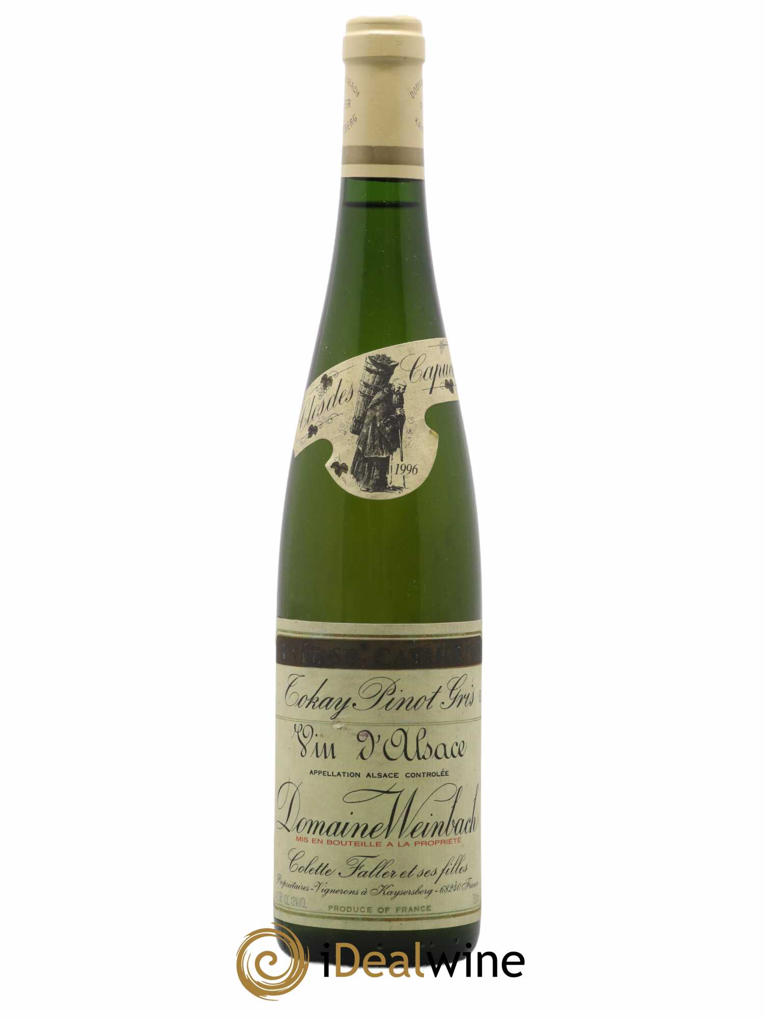 Alsace Pinot Gris Cuvée Sainte Catherine Weinbach (Domaine) 1996 - Lot de 1 bouteille - 0