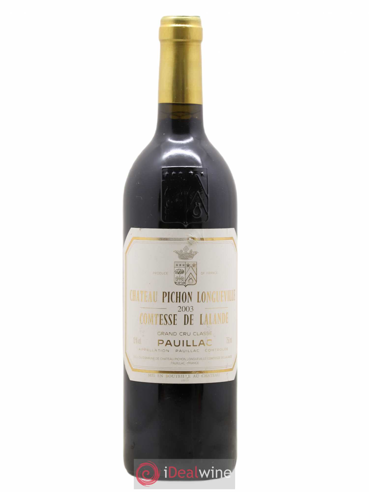 Château Pichon Longueville Comtesse de Lalande 2ème Grand Cru Classé 2003 - Lot de 1 bouteille - 0