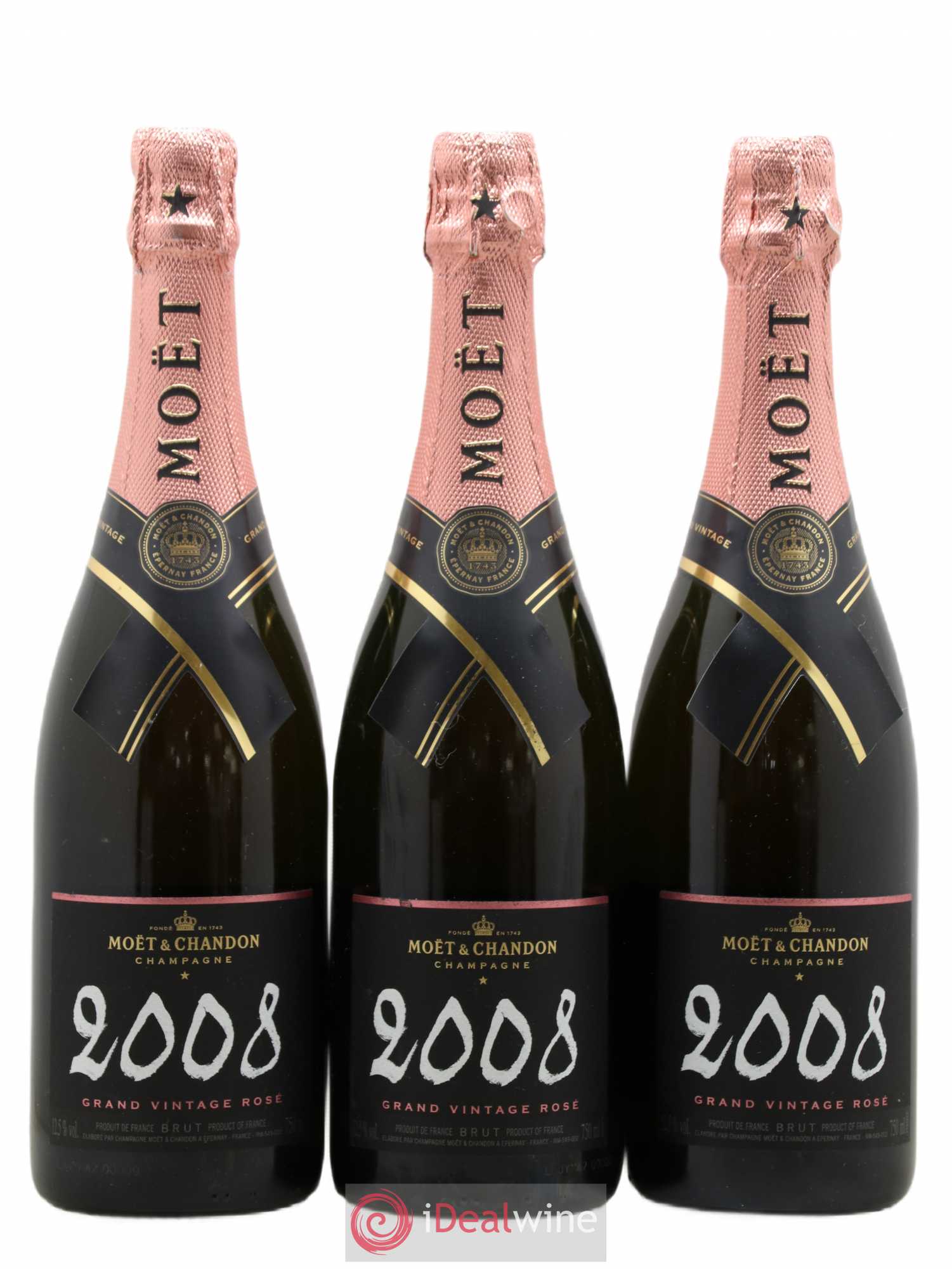 Grand Vintage Moët et Chandon 2008 - Lot de 3 bouteilles - 0