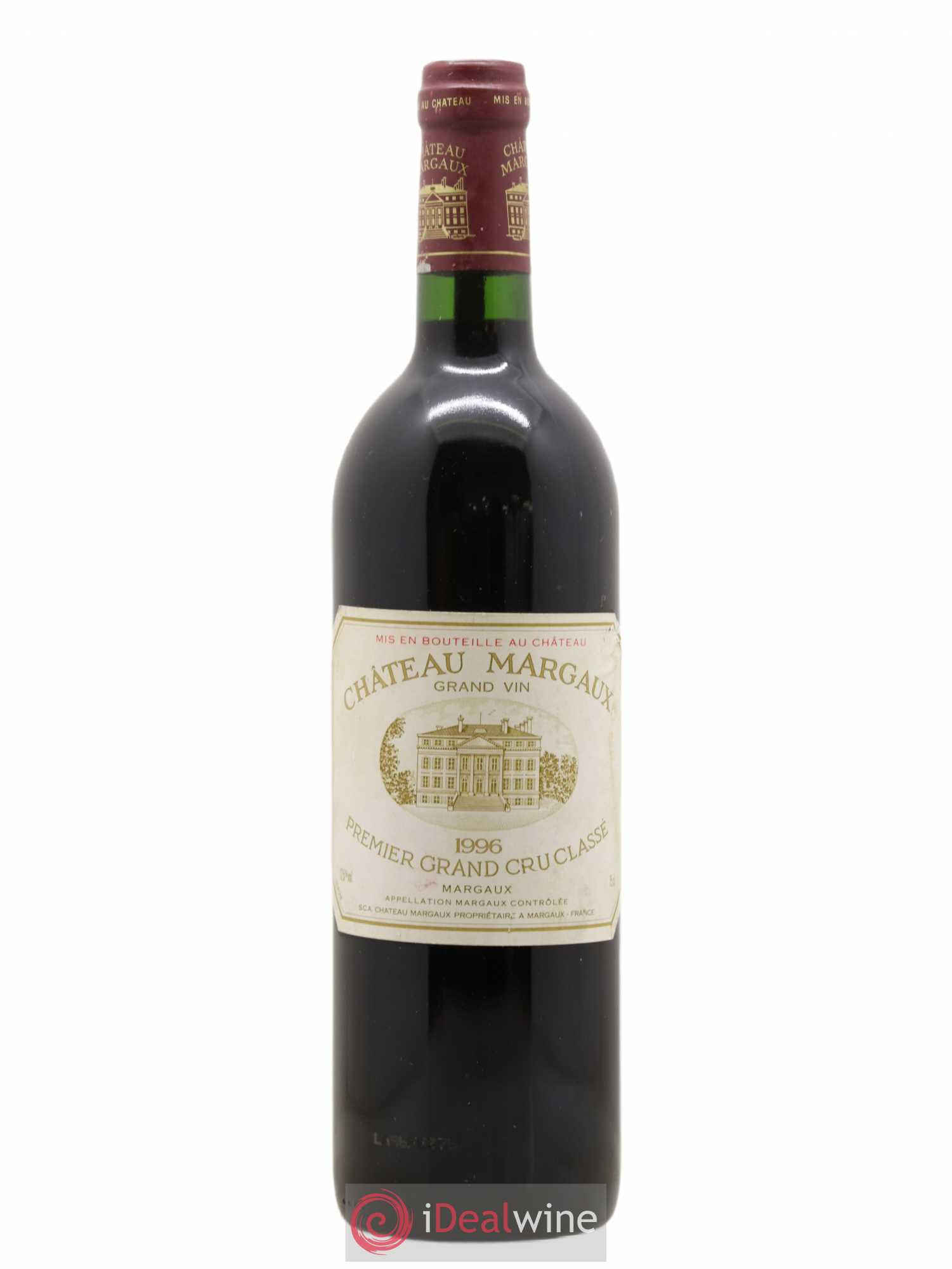 Château Margaux 1er Grand Cru Classé 1996 - Lot de 1 bouteille - 0