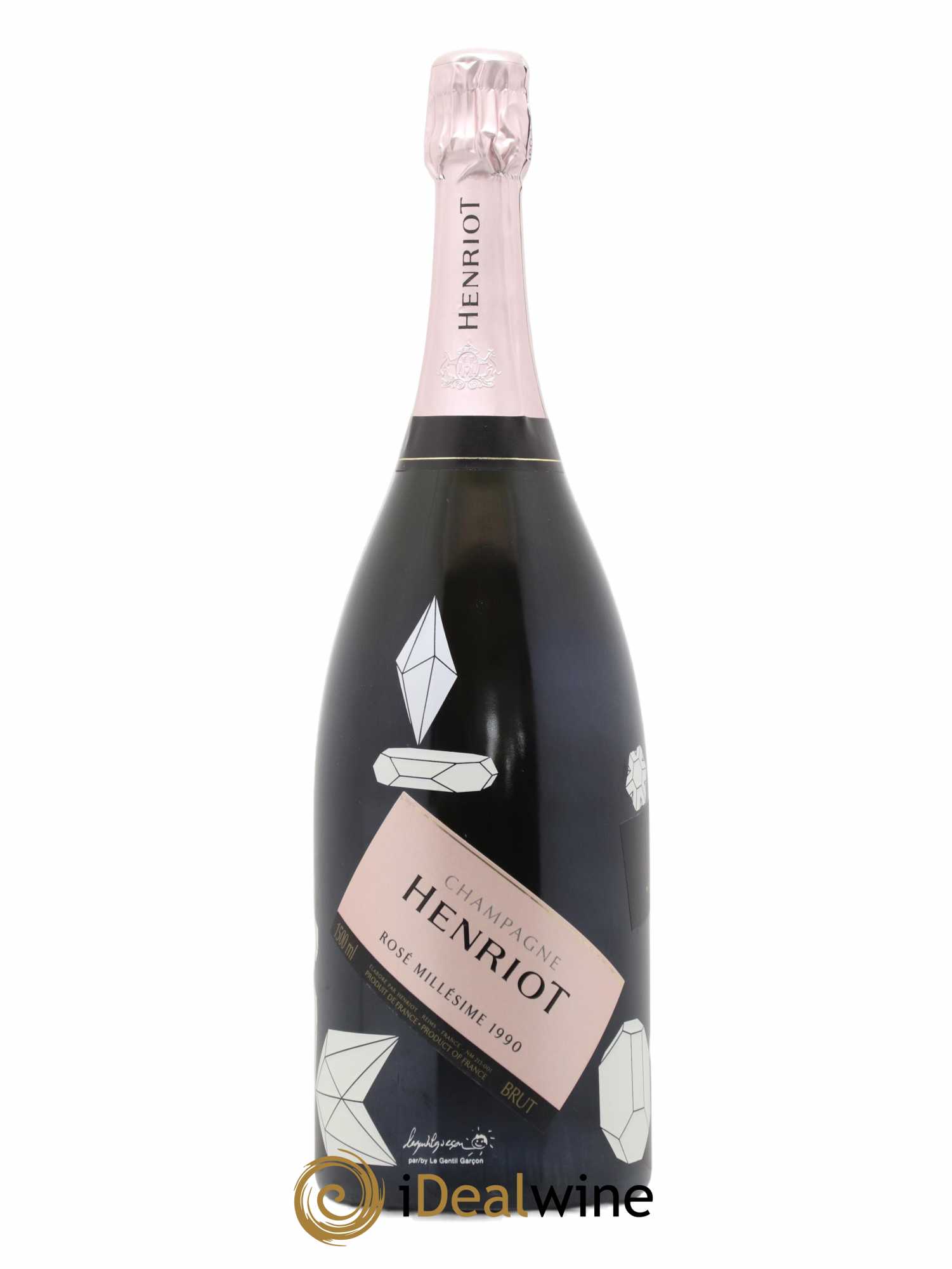 Rosé Brut Henriot 1990 - Lot de 1 magnum - 1