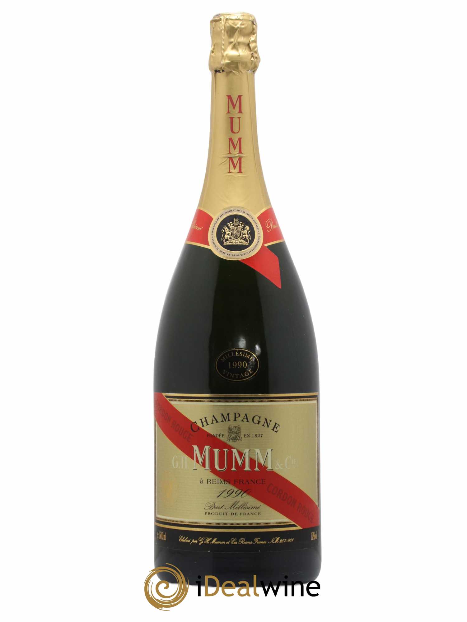 Cordon Rouge Mumm 1990 - Posten von 1 Magnum - 1