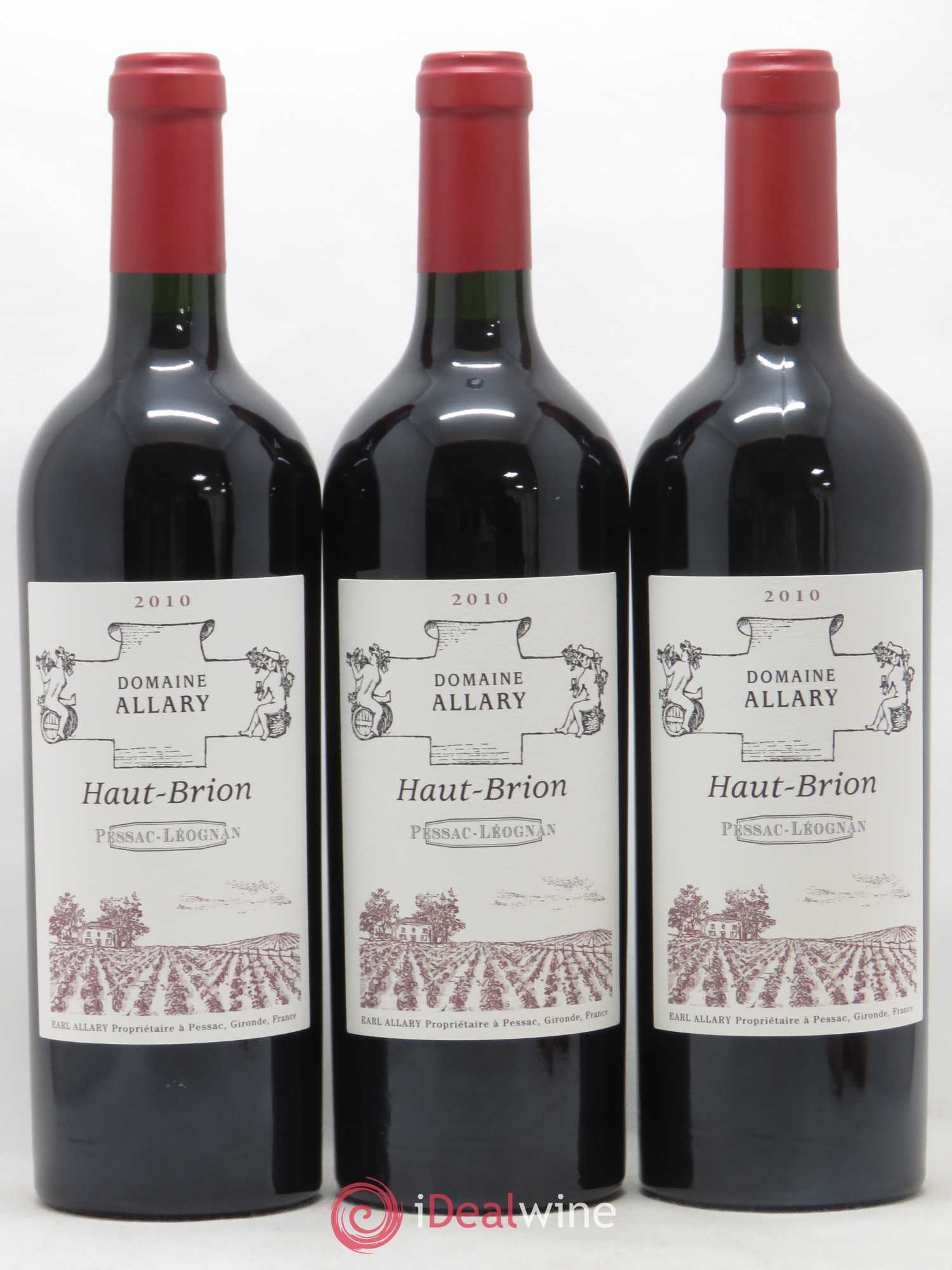 Domaine Allary Haut-Brion 2010 - Lot de 3 bouteilles - 0