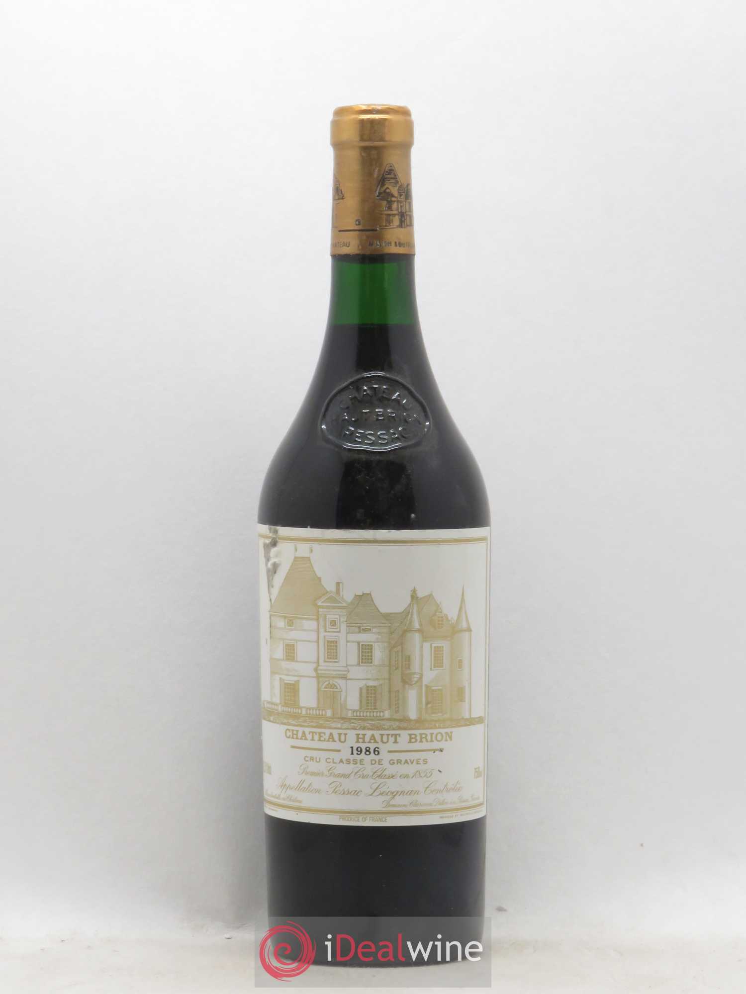 Château Haut Brion 1er Grand Cru Classé 1986 - Lot de 1 bouteille - 0
