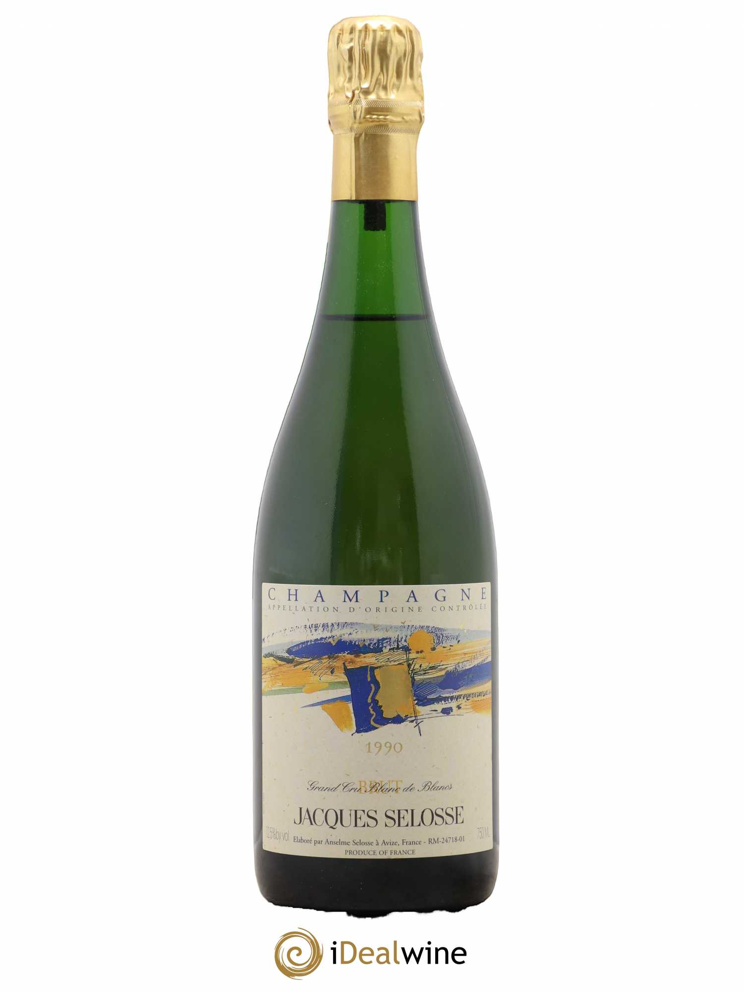 Grand Cru Blanc de Blancs Brut Jacques Selosse 1990 - Lot de 1 bouteille - 0