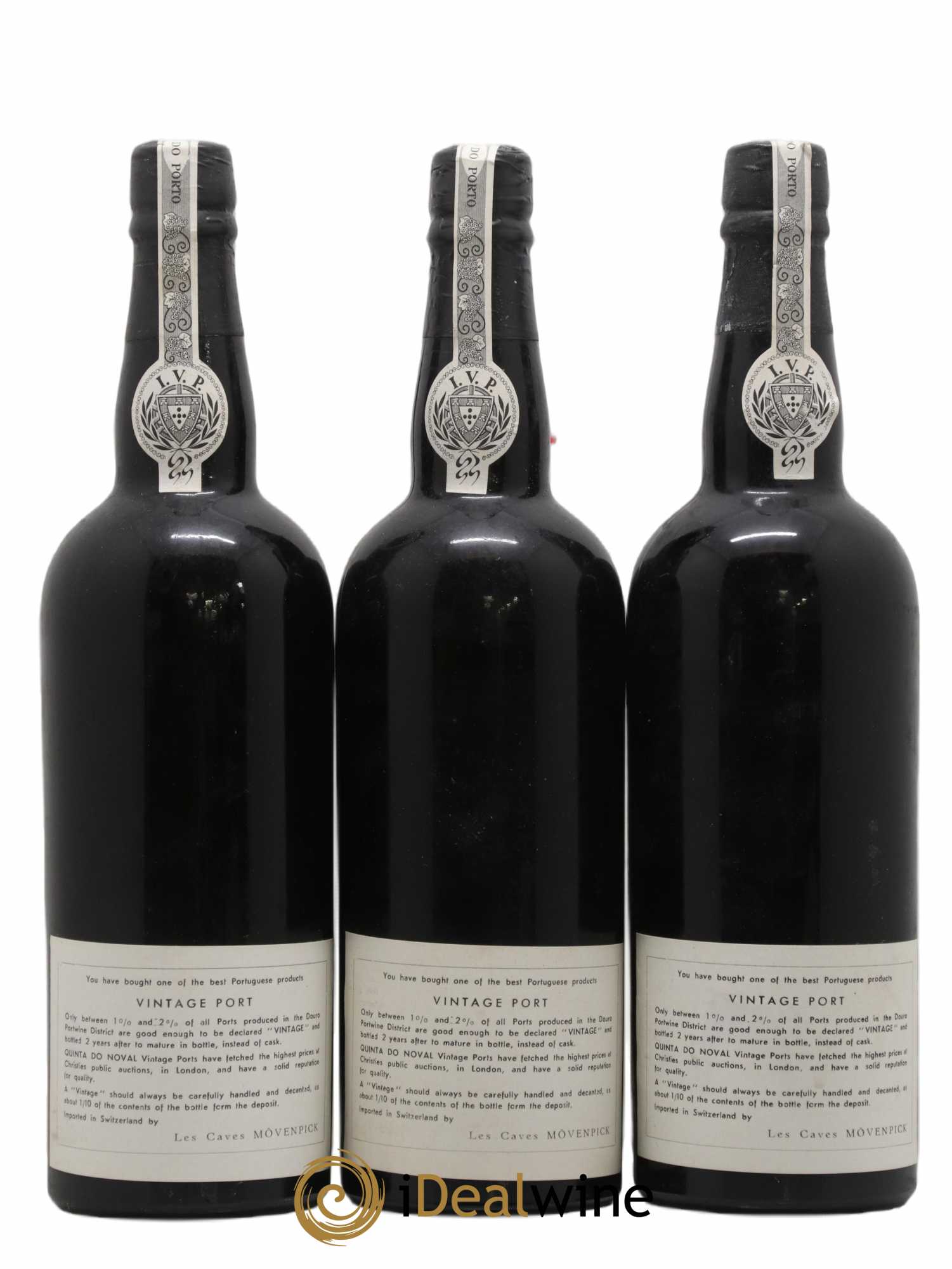 Porto Quinta Do Noval Vintage 1963 - Lot de 3 bouteilles - 1