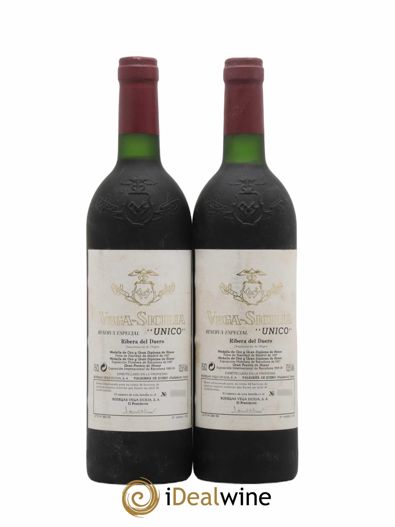 Ribera Del Duero Vega Sicilia Unico Reserva Especial Famille Alvarez - Lot de 2 bouteilles - 0