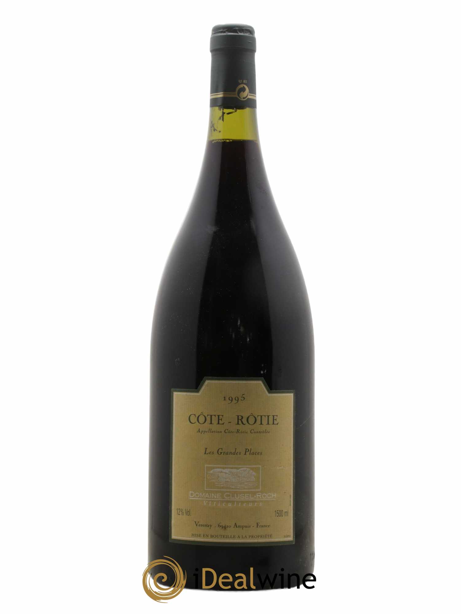Côte-Rôtie Les Grandes Places Clusel-Roch 1995 - Lot de 1 magnum - 0