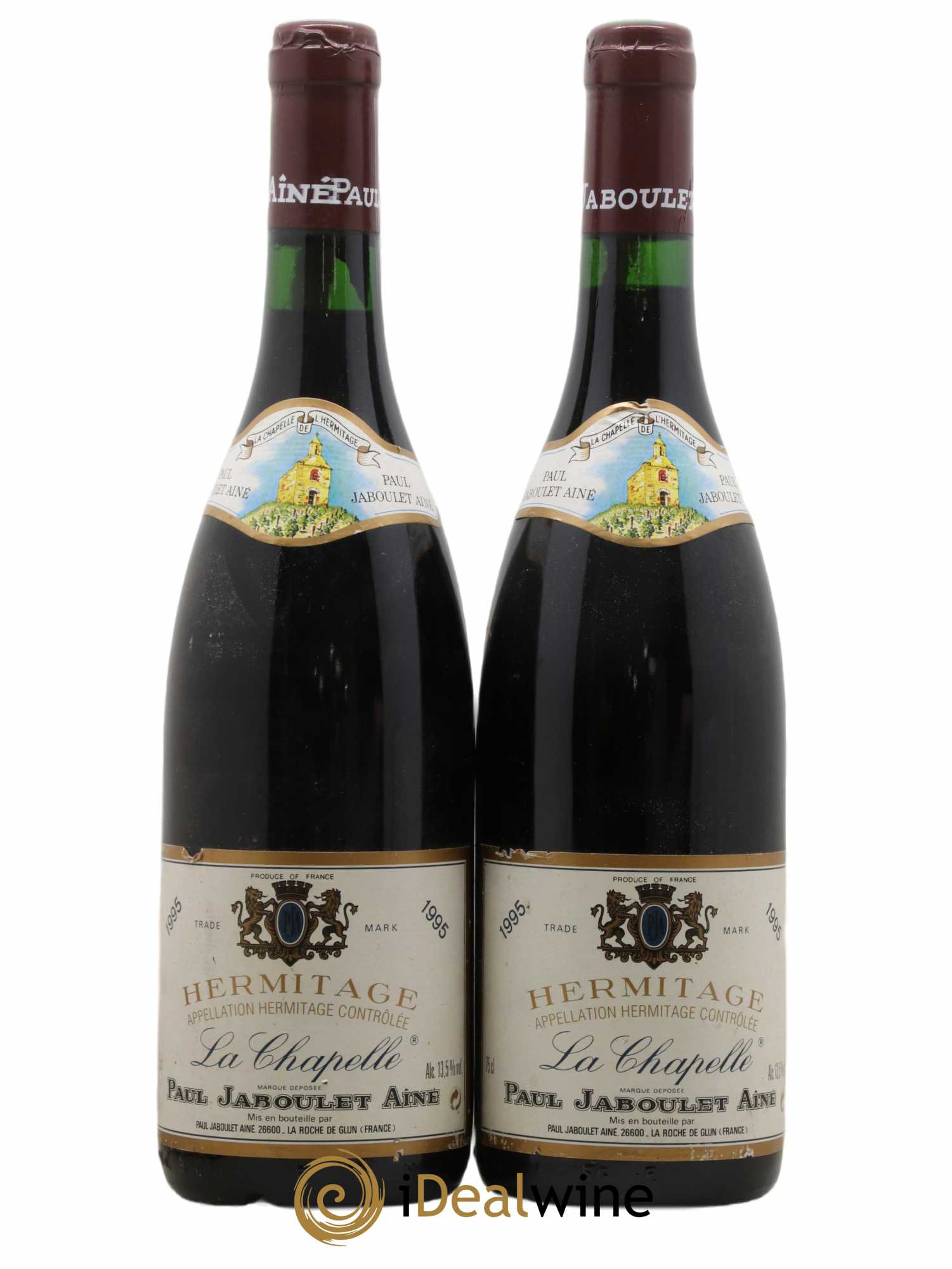 Hermitage La Chapelle Paul Jaboulet Ainé 1995 - Lot de 2 bouteilles - 0