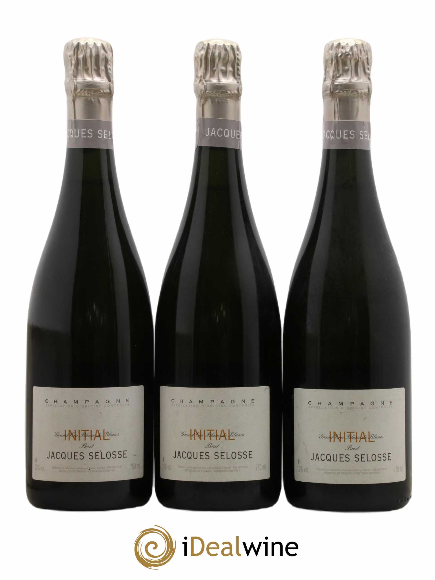 Initial Brut Jacques Selosse - Lot de 3 bouteilles - 0