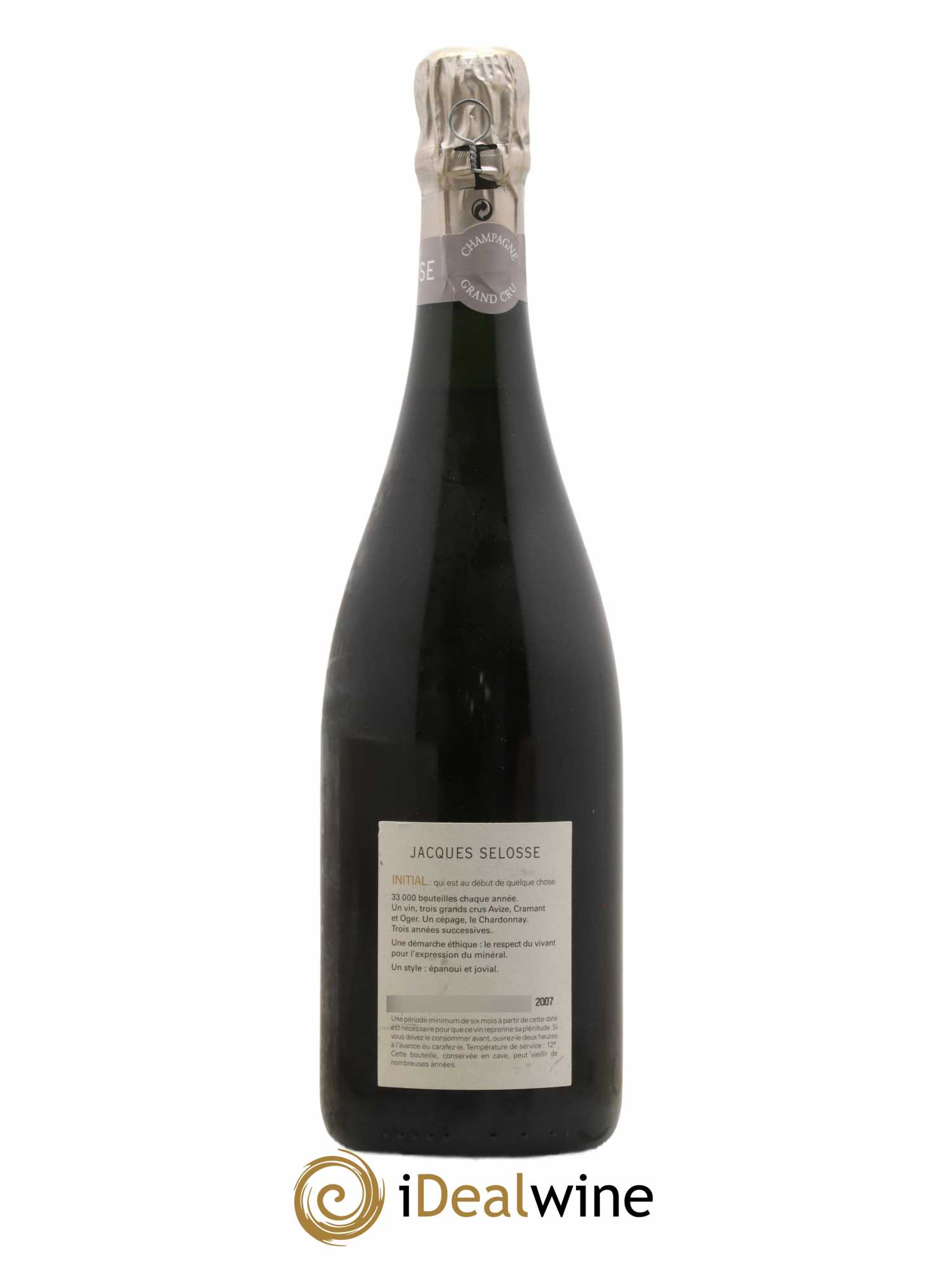 Initial Brut Jacques Selosse - Lot de 1 bouteille - 1