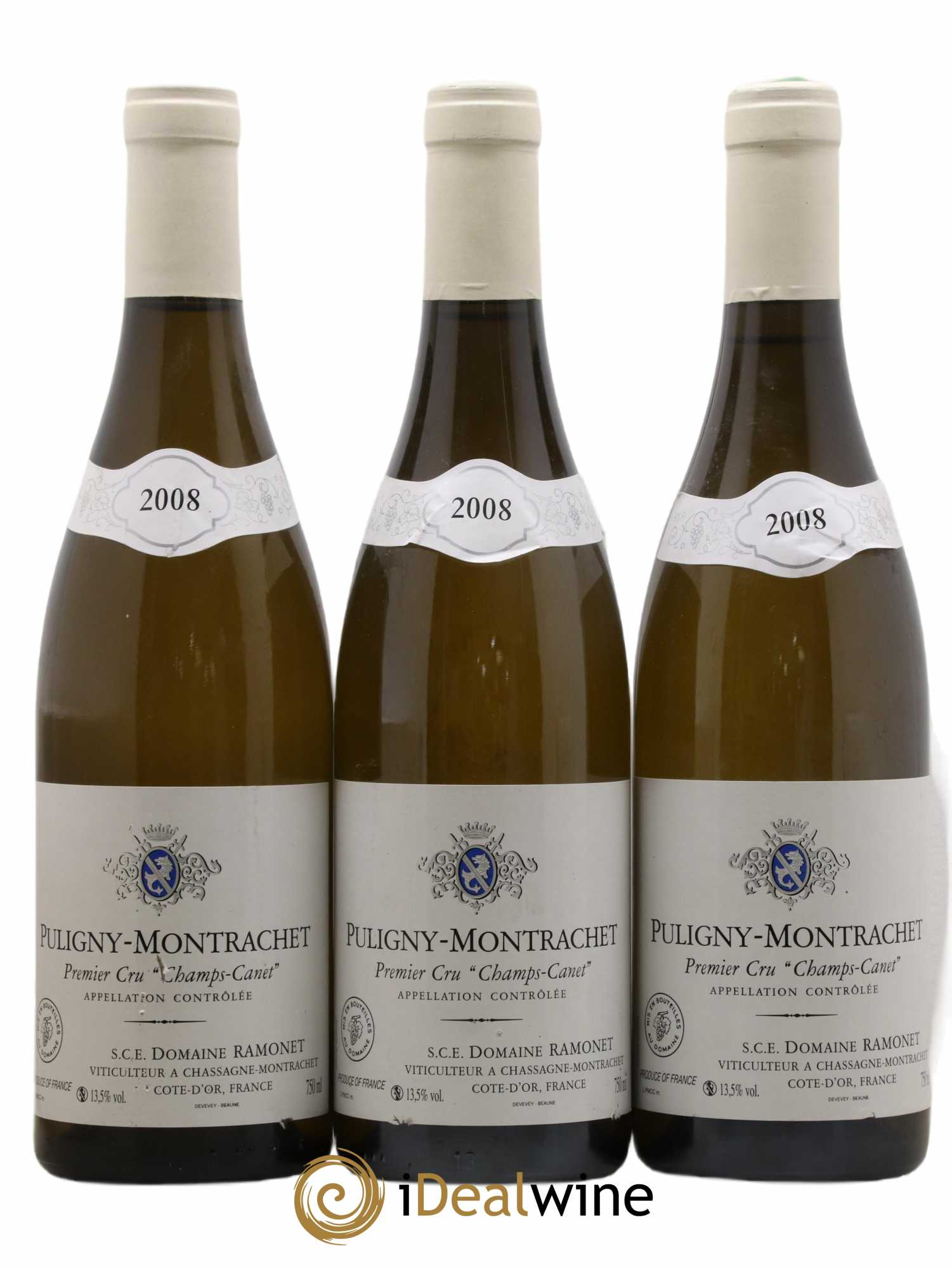 Puligny-Montrachet 1er Cru Champs Canet Ramonet (Domaine) 2008 - Lot de 3 bouteilles - 0