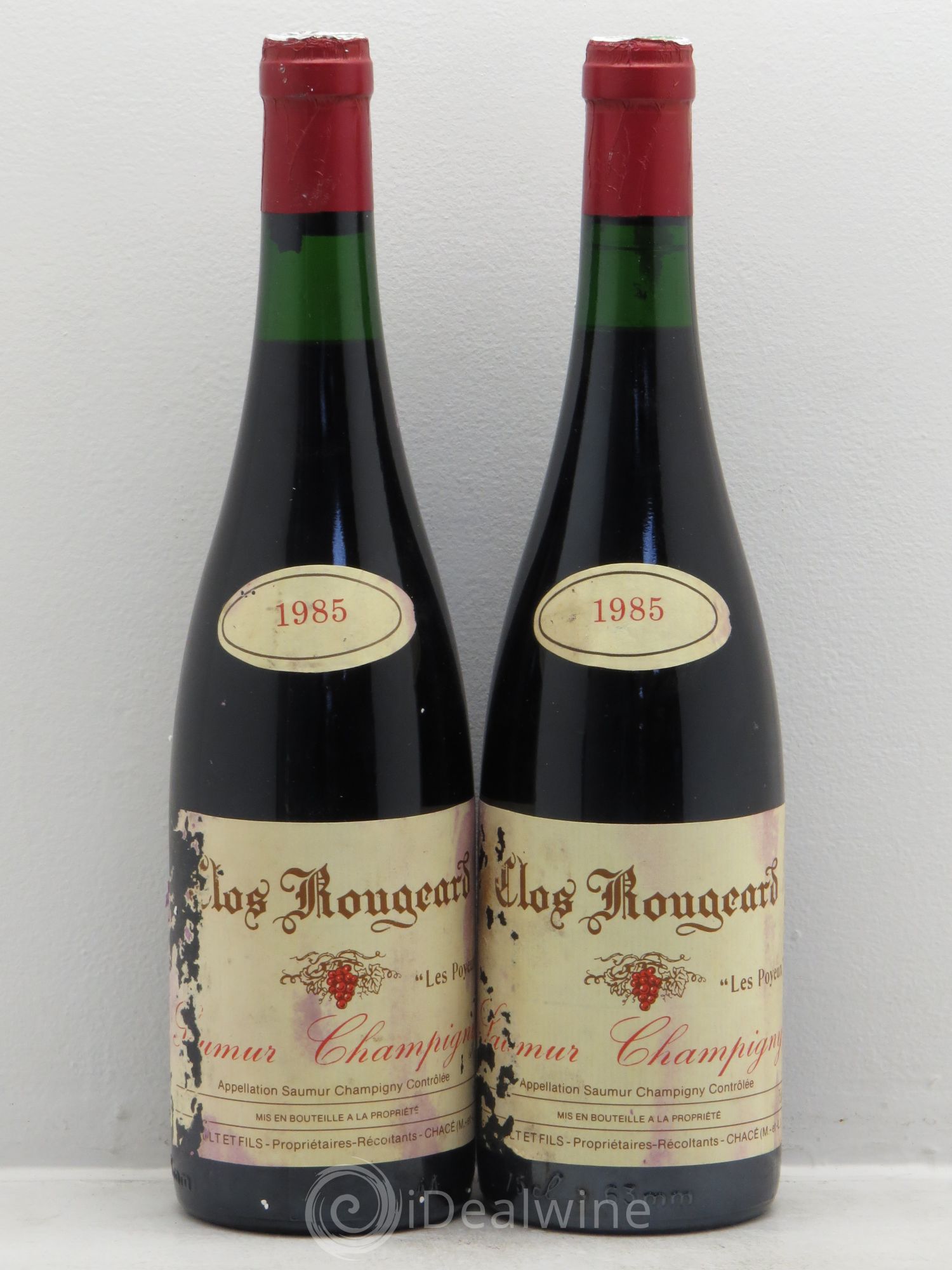 Saumur-Champigny Les Poyeux Clos Rougeard 1985 - Lot de 2 bouteilles - 0
