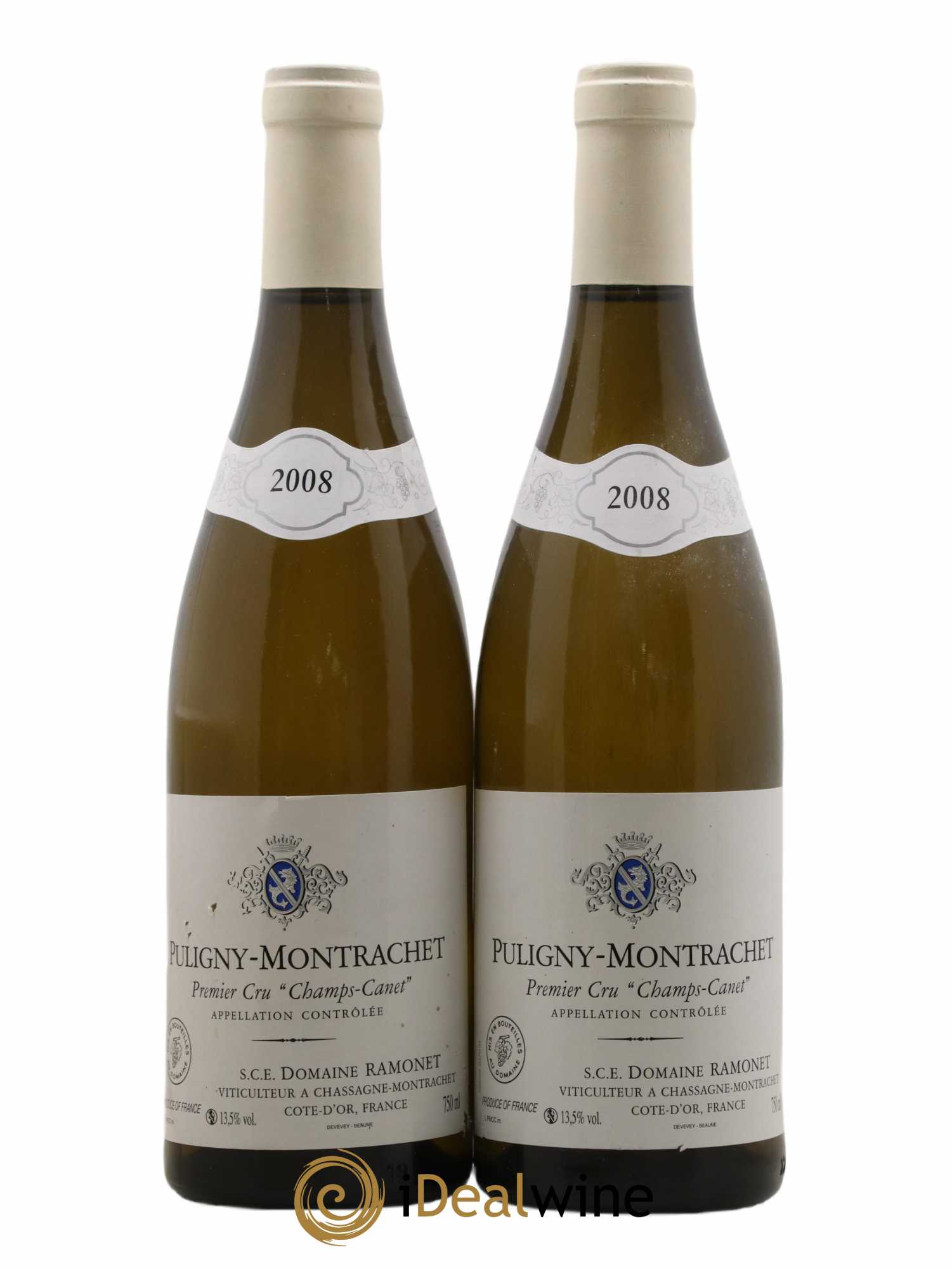 Puligny-Montrachet 1er Cru Champs Canet Ramonet (Domaine) 2008 - Lot de 2 bouteilles - 0