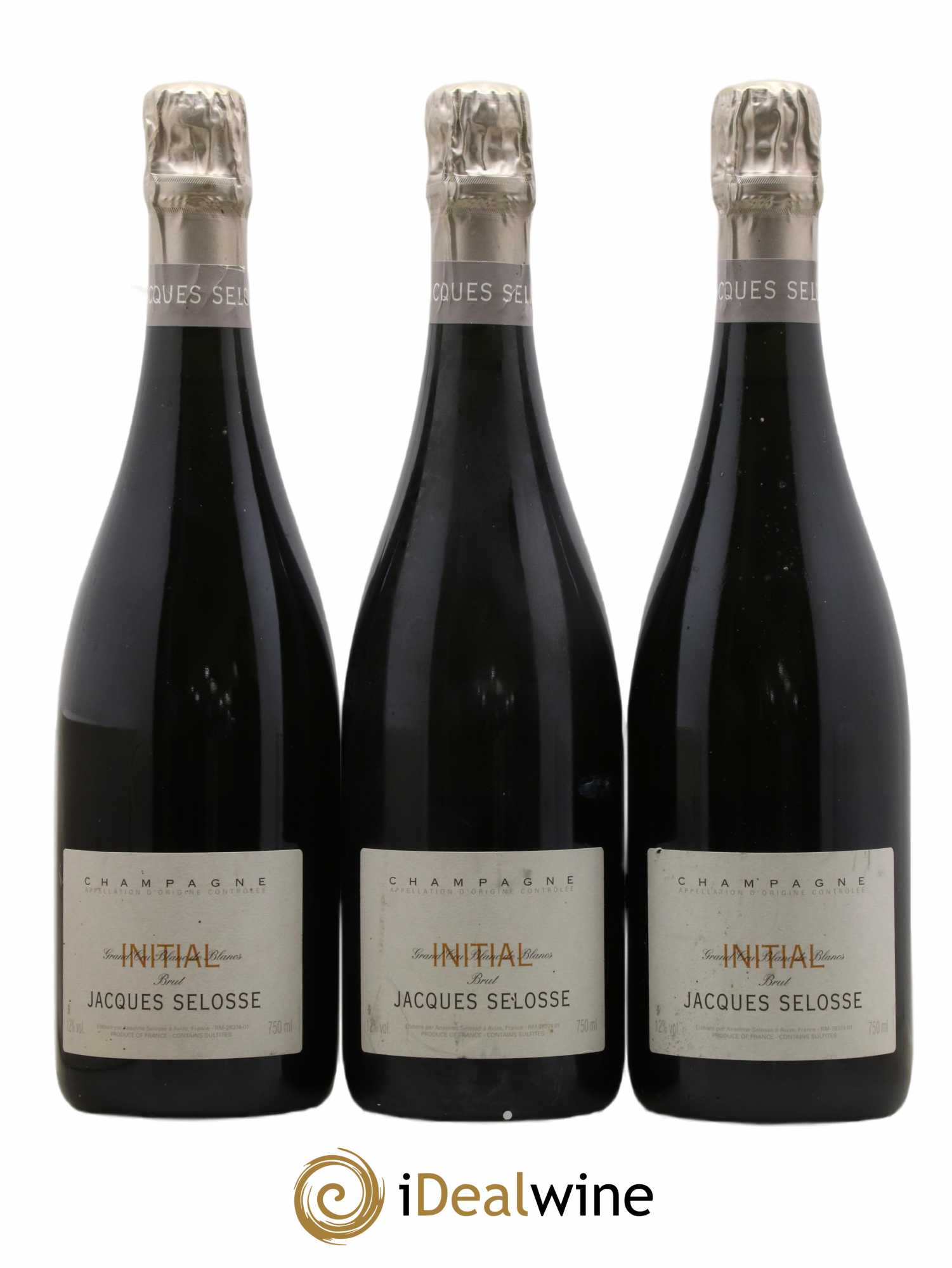 Initial Brut Jacques Selosse - Lot de 3 bouteilles - 0