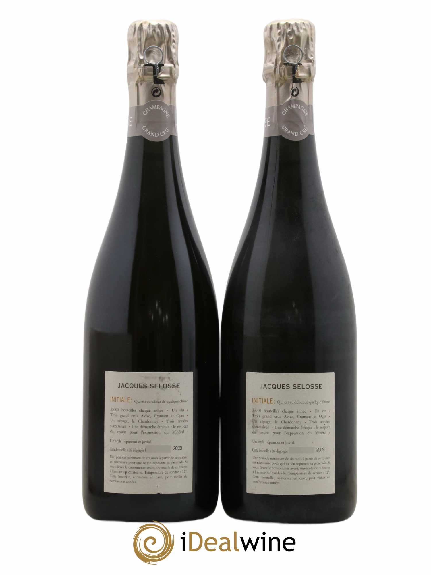 Initial Brut Jacques Selosse - Lot de 2 bouteilles - 1