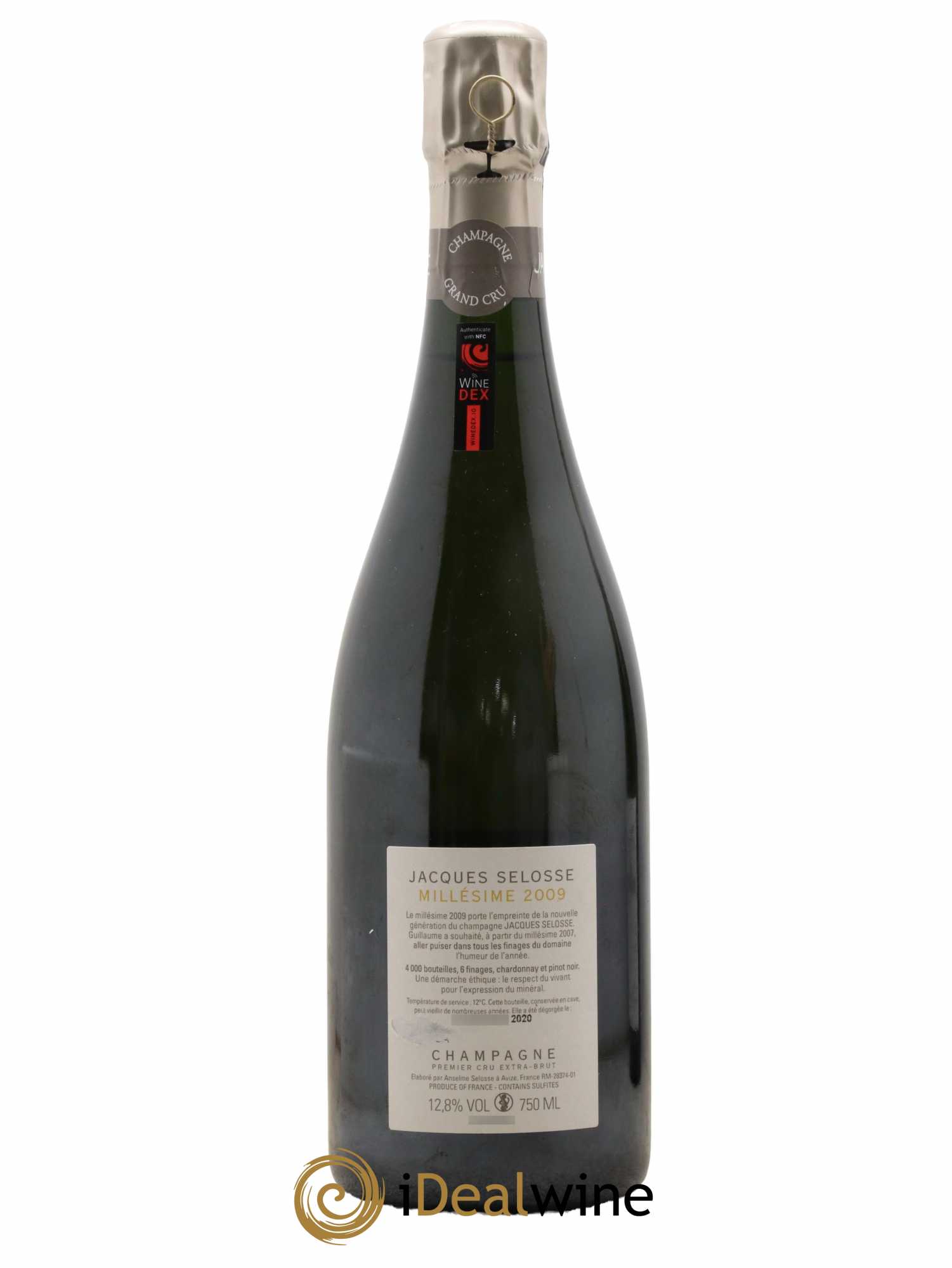 1er Cru Millésimé Extra-Brut Jacques Selosse 2009 - Posten von 1 Flasche - 1
