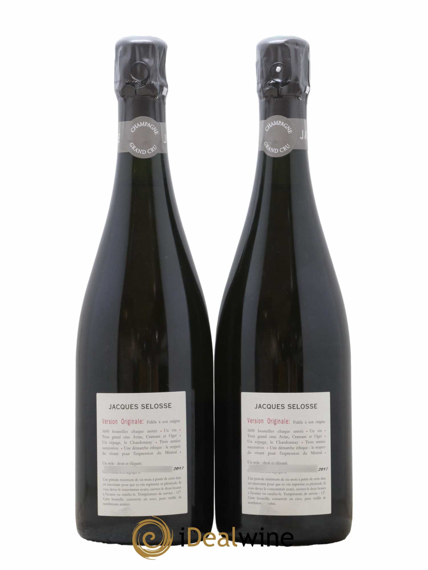 Version Originale Jacques Selosse - Lot de 2 bouteilles - 1