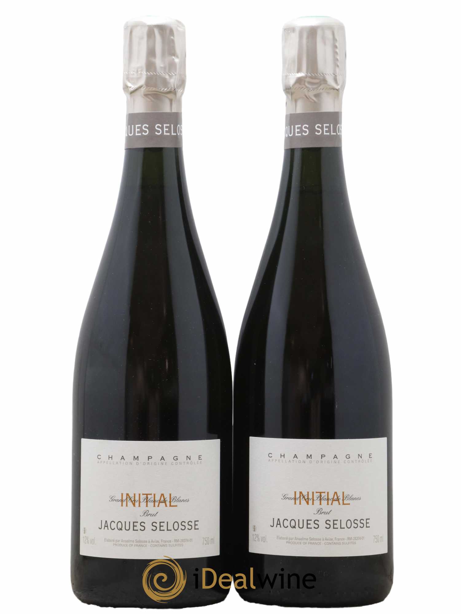 Initial Brut Jacques Selosse - Lot de 2 bouteilles - 0
