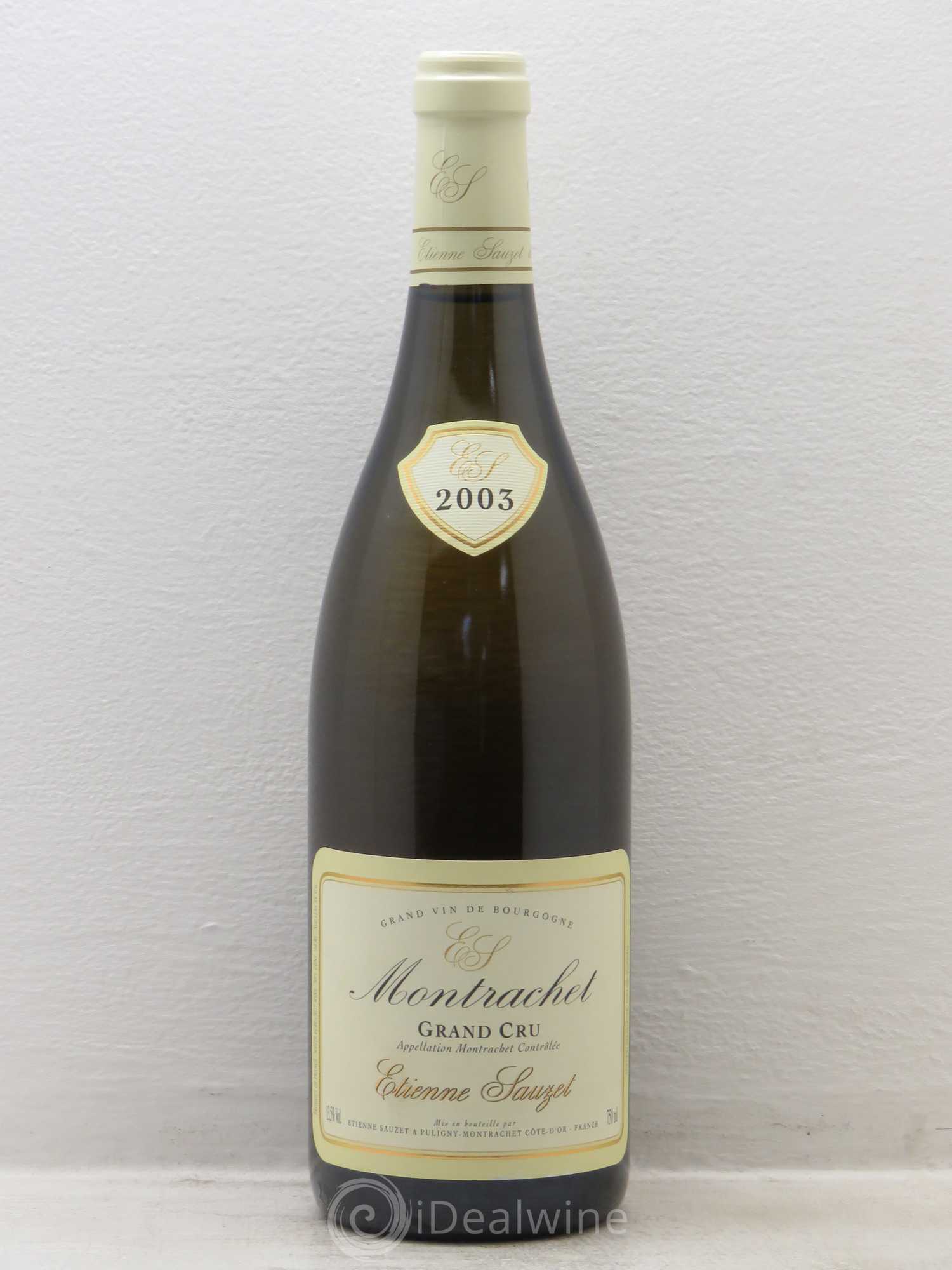 Montrachet Grand Cru Etienne Sauzet 2003 - Lot de 1 bouteille - 0