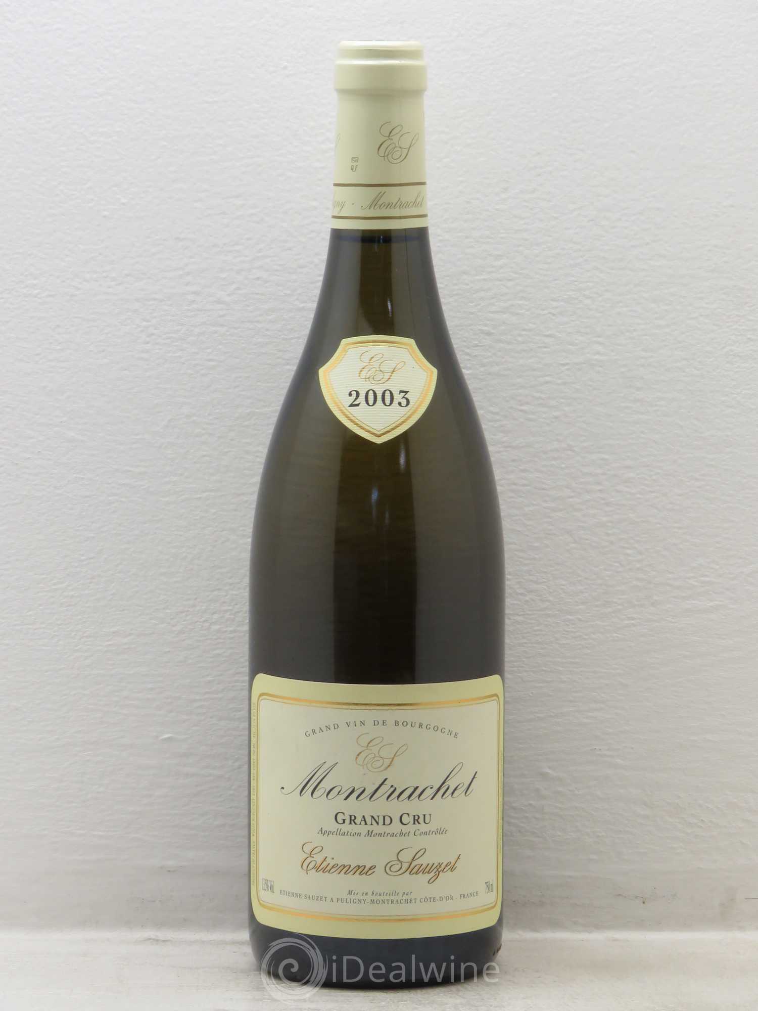Montrachet Grand Cru Etienne Sauzet 2003 - Lot de 1 bouteille - 0