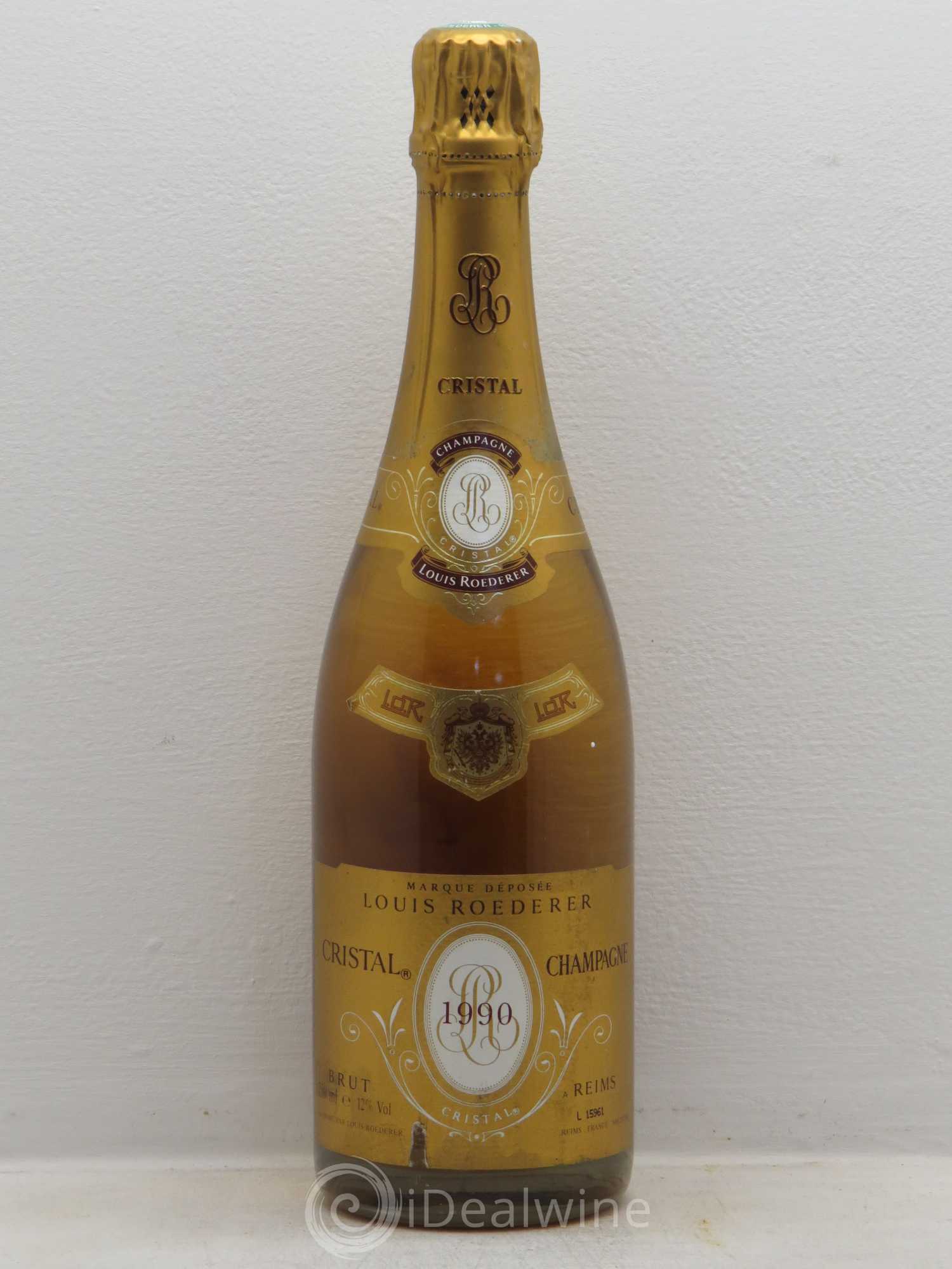 Cristal Louis Roederer 1990 - Lot de 1 bouteille - 0